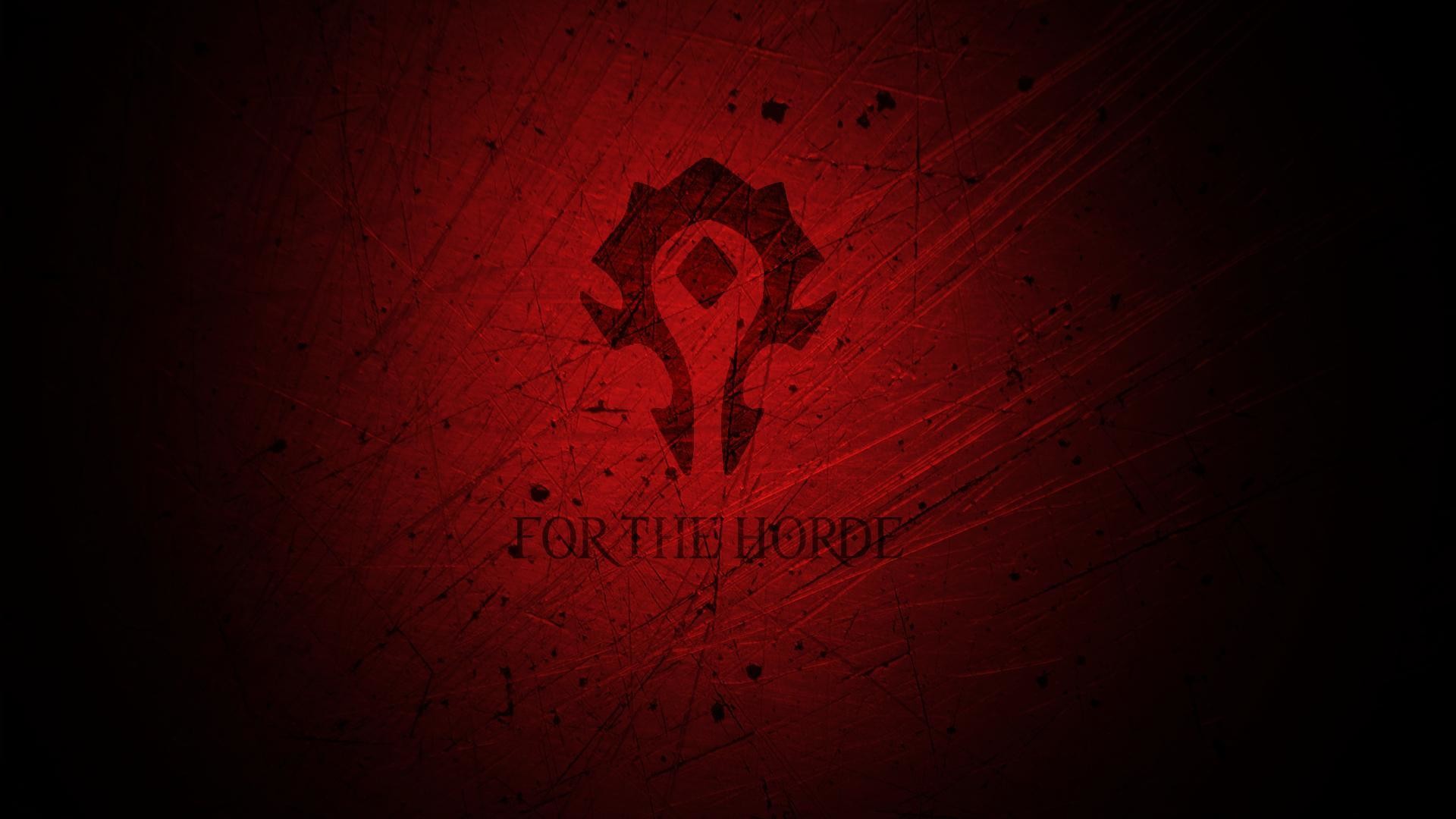 The Horde Logo WoW 4K Wallpaper #4.364