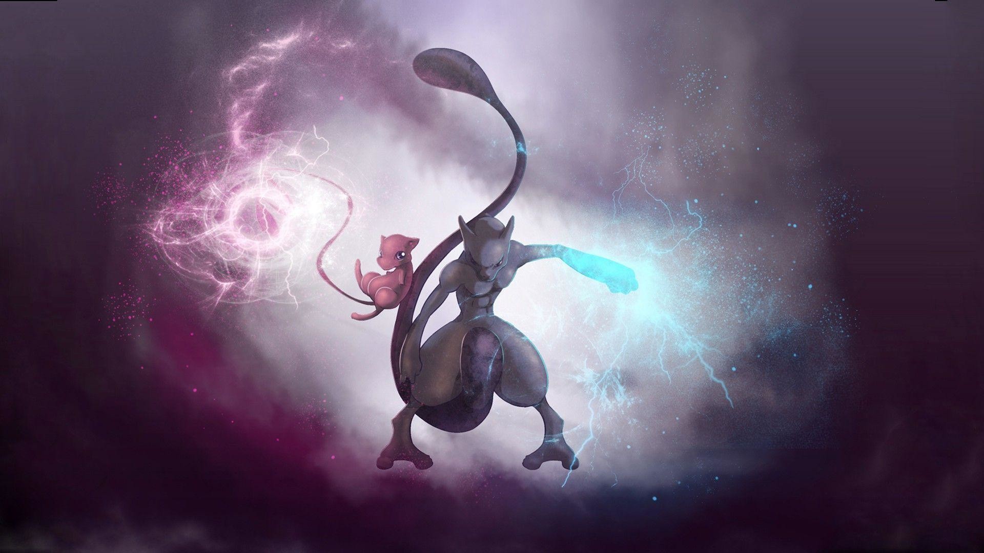 Download Shiny Mewtwo In Pokemon Go Wallpaper