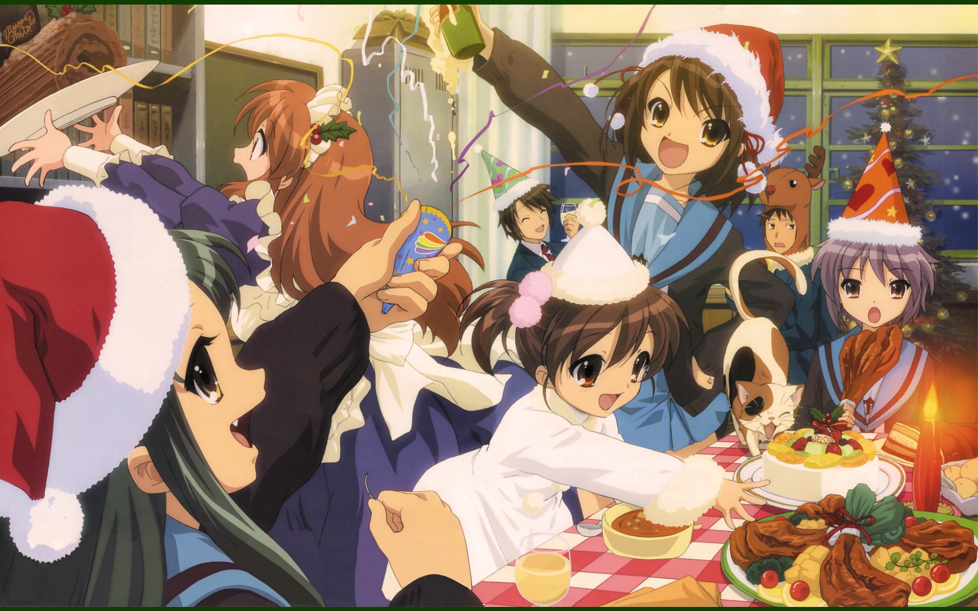 The Melancholy Of Haruhi Suzumiya Wallpaper by AuraMastr457 on