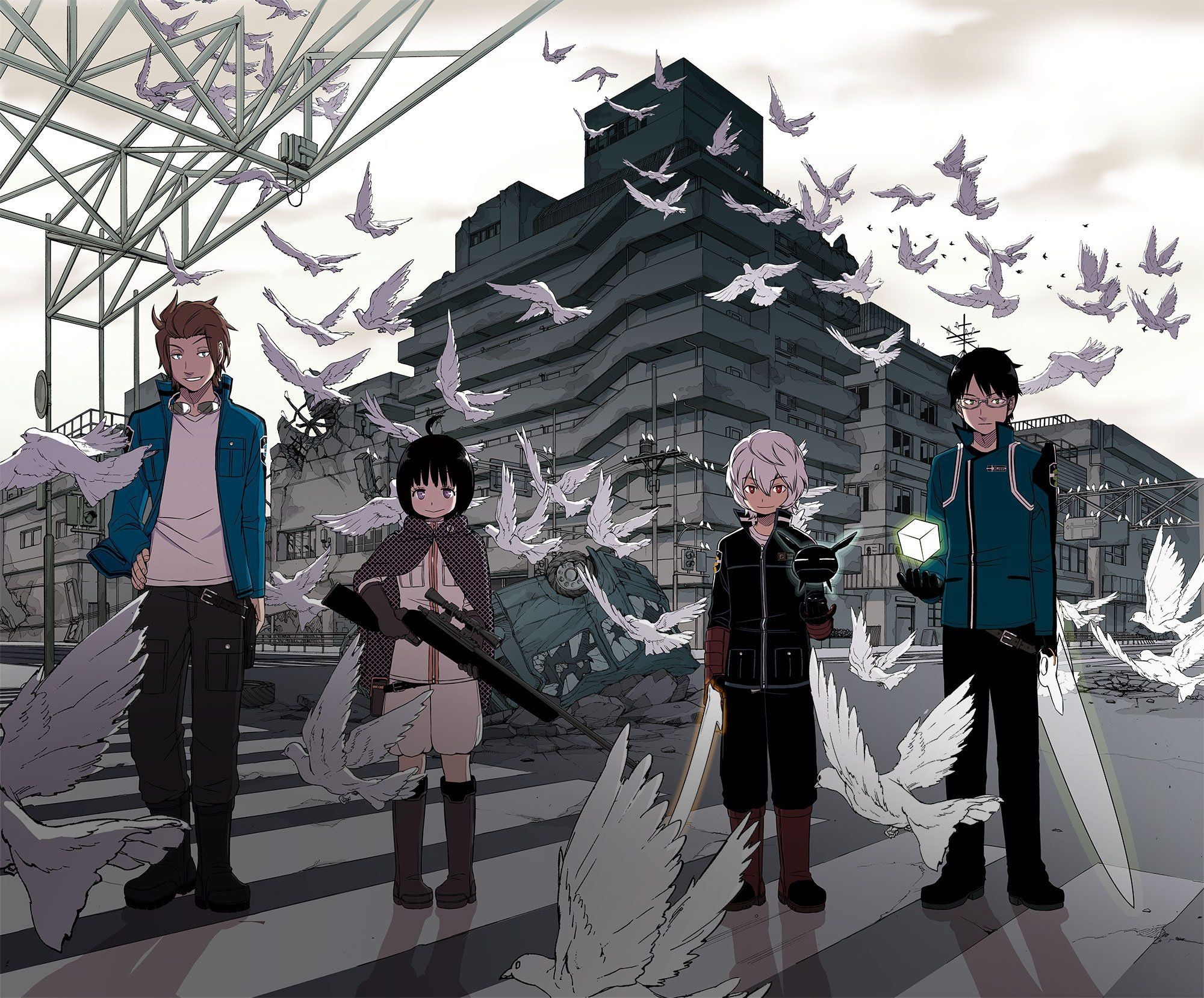 Anime World Trigger 4k Ultra HD Wallpaper by ncoll36