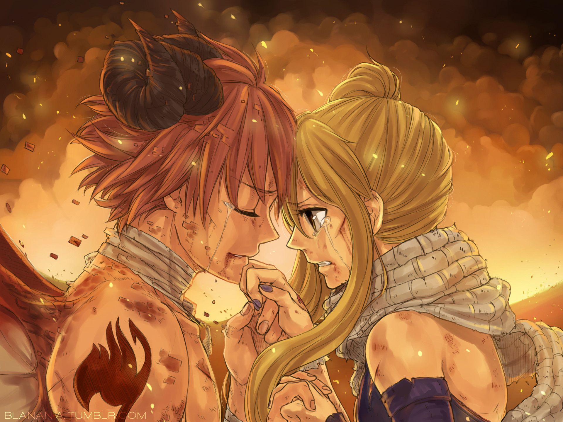 fairy tail wallpaper natsu lucy kiss