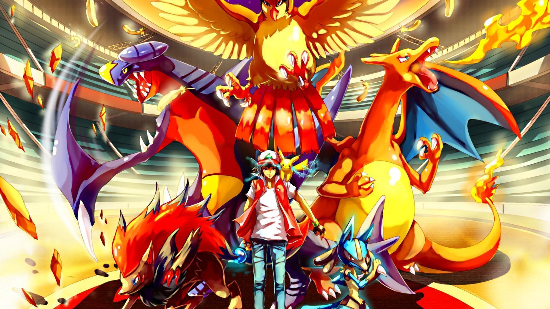 pokemon trainer red vs blue wallpaper