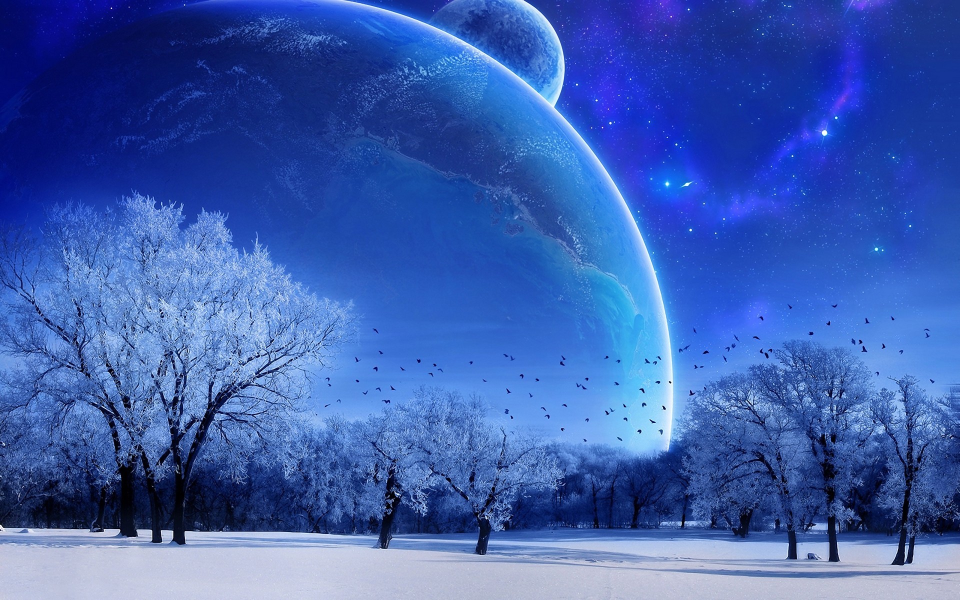 Cool Winter Backgrounds (68+ pictures)
