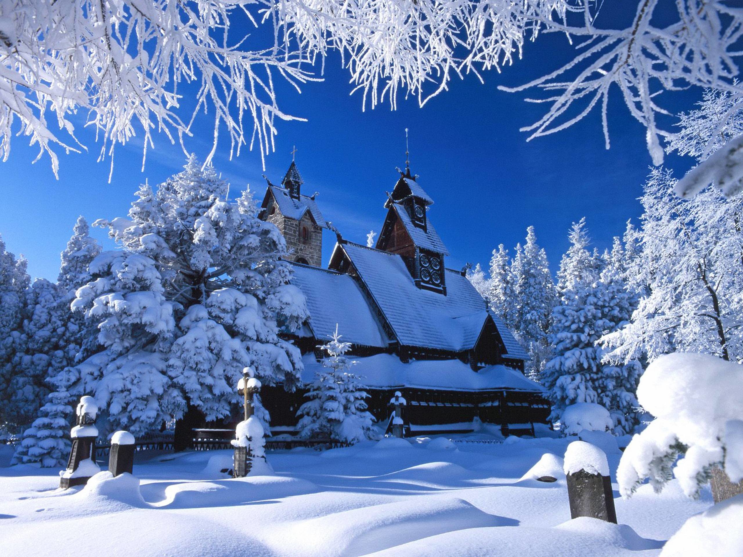 Free Winter Background Wallpaper - NawPic