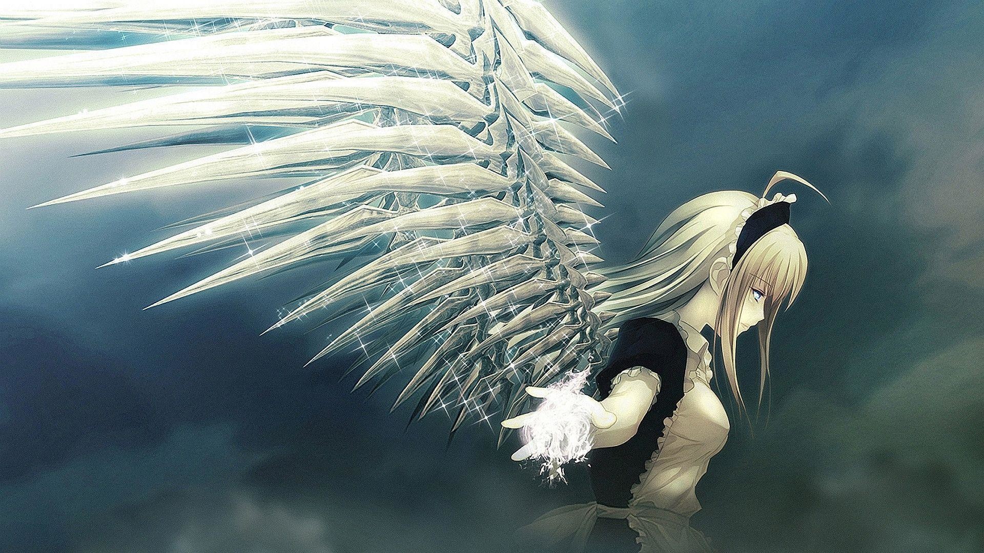 anime angel wallpaper hd