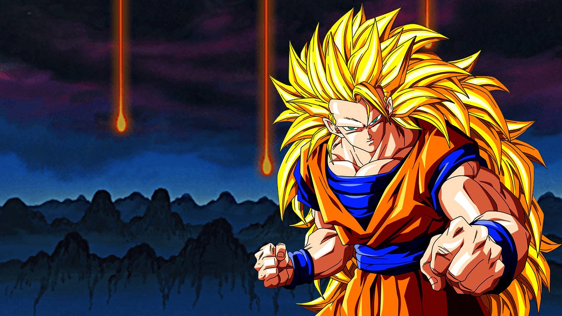 Download Super Saiyan 1 Goku DBZ 4K Wallpaper