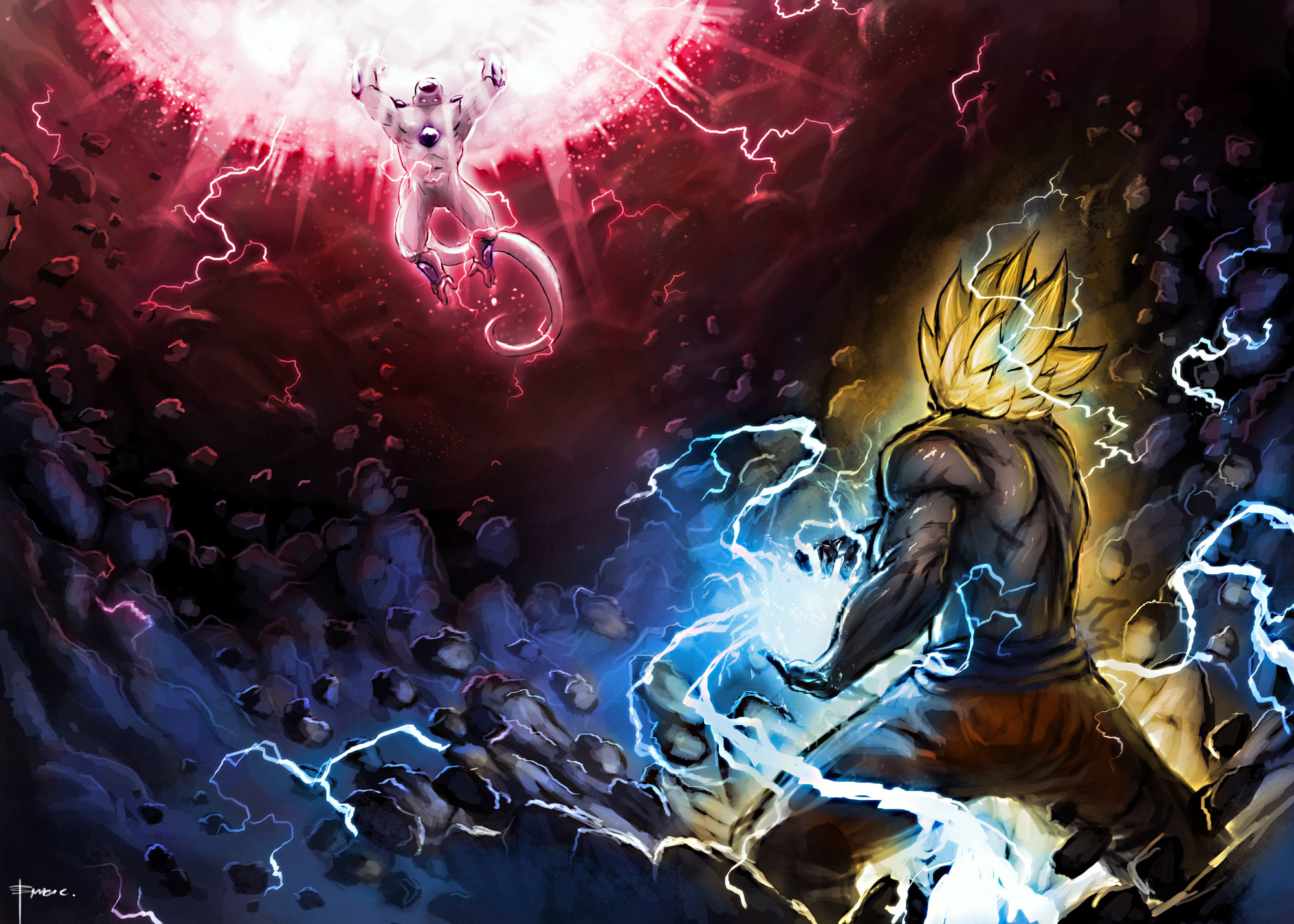 Wallpaper Dragon, Cool, Black, Ball, Goku, Son, Z for mobile and