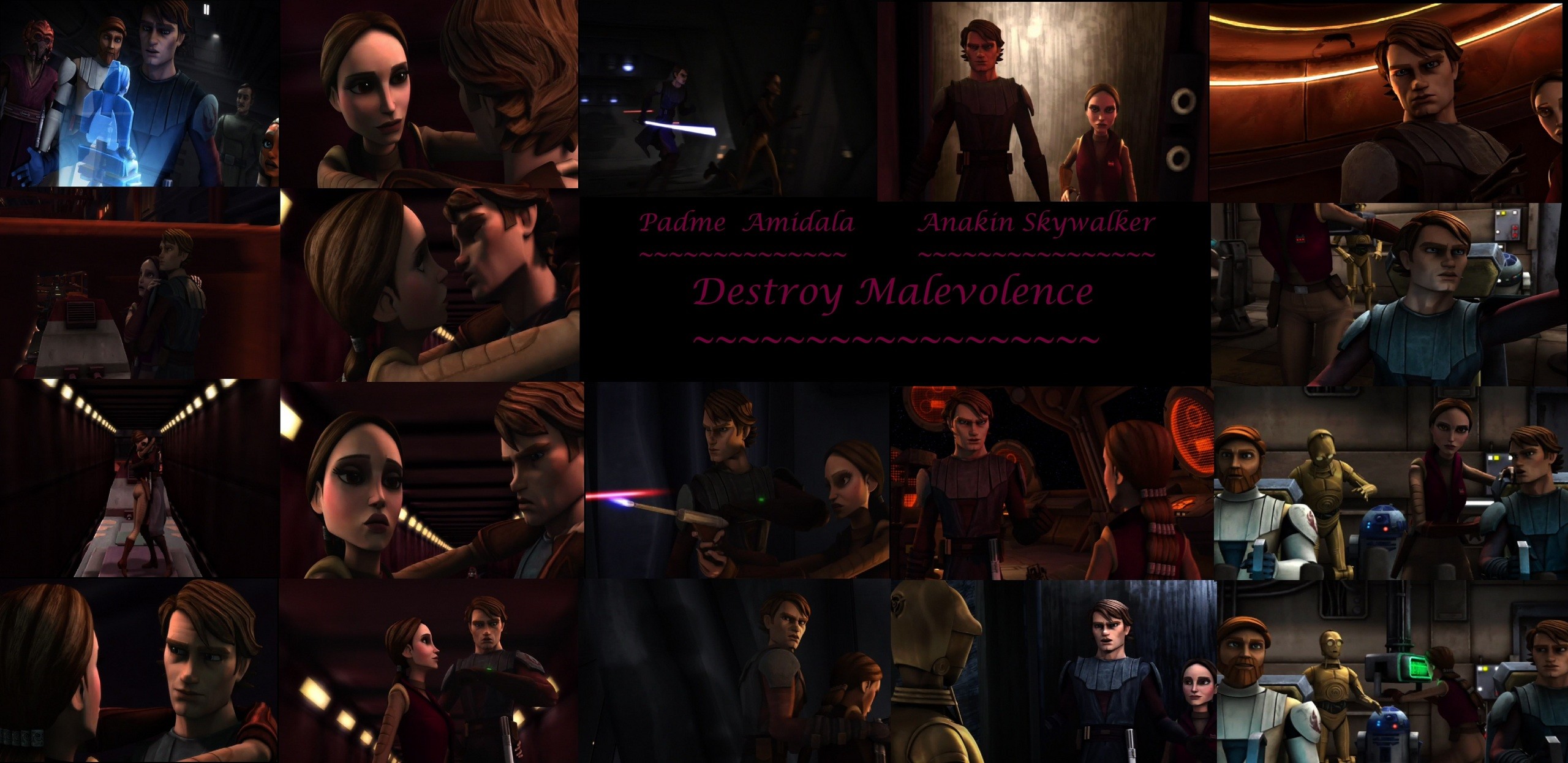 Clone Wars Anakin and PadmÃ © images Destroy Malevolence HD wallpaper and b...
