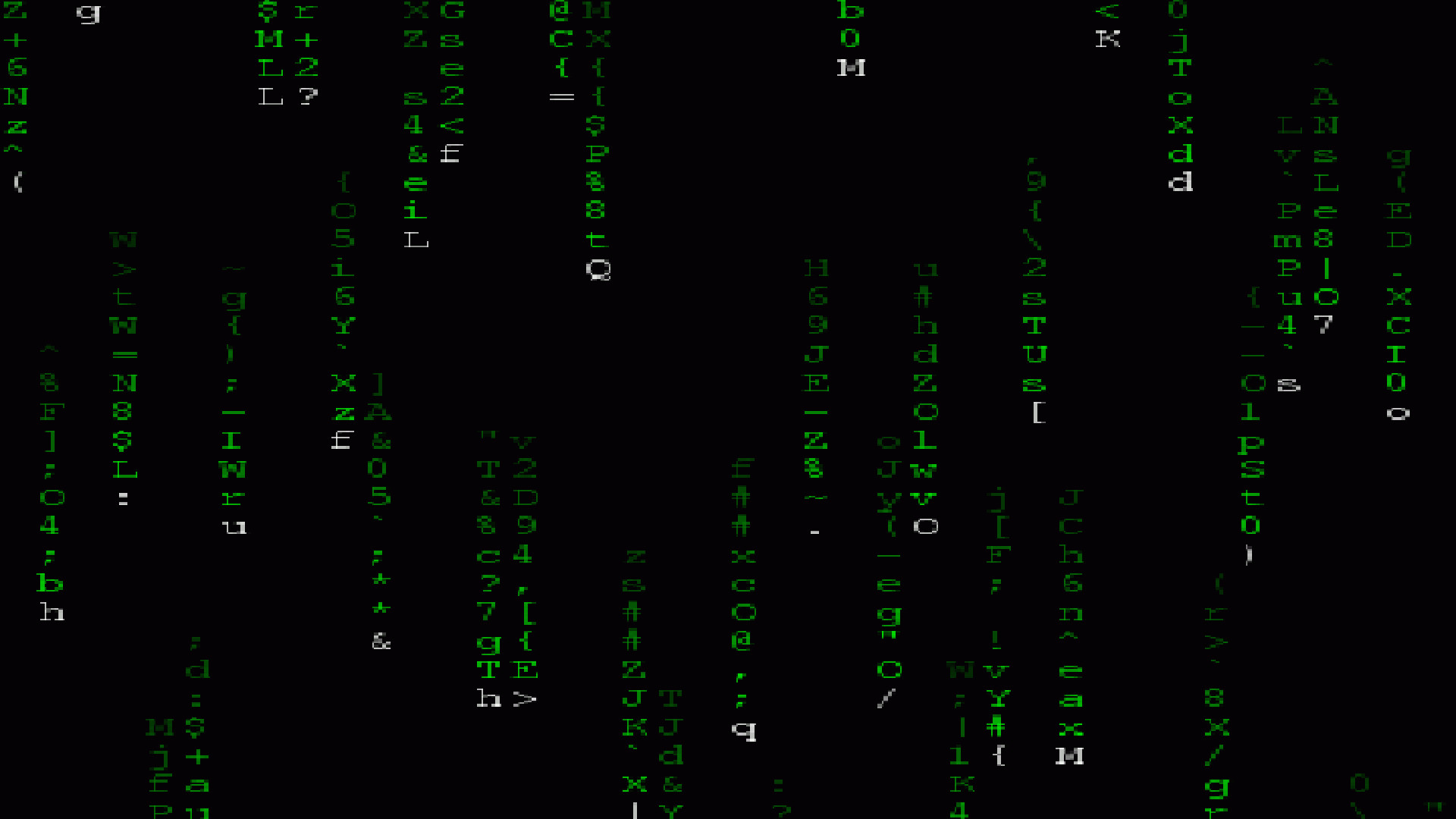 Creating 'The Matrix' Background 1920x1080