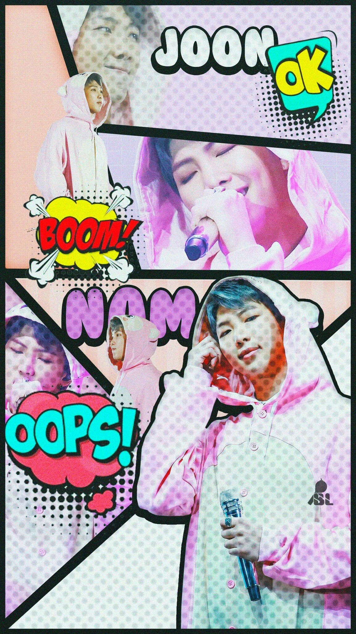 Rap Monster Nicki Minaj, Kim Namjoon, Jungkook Jimin, Bts Miembros, Bts  Bangtan 1152x2048