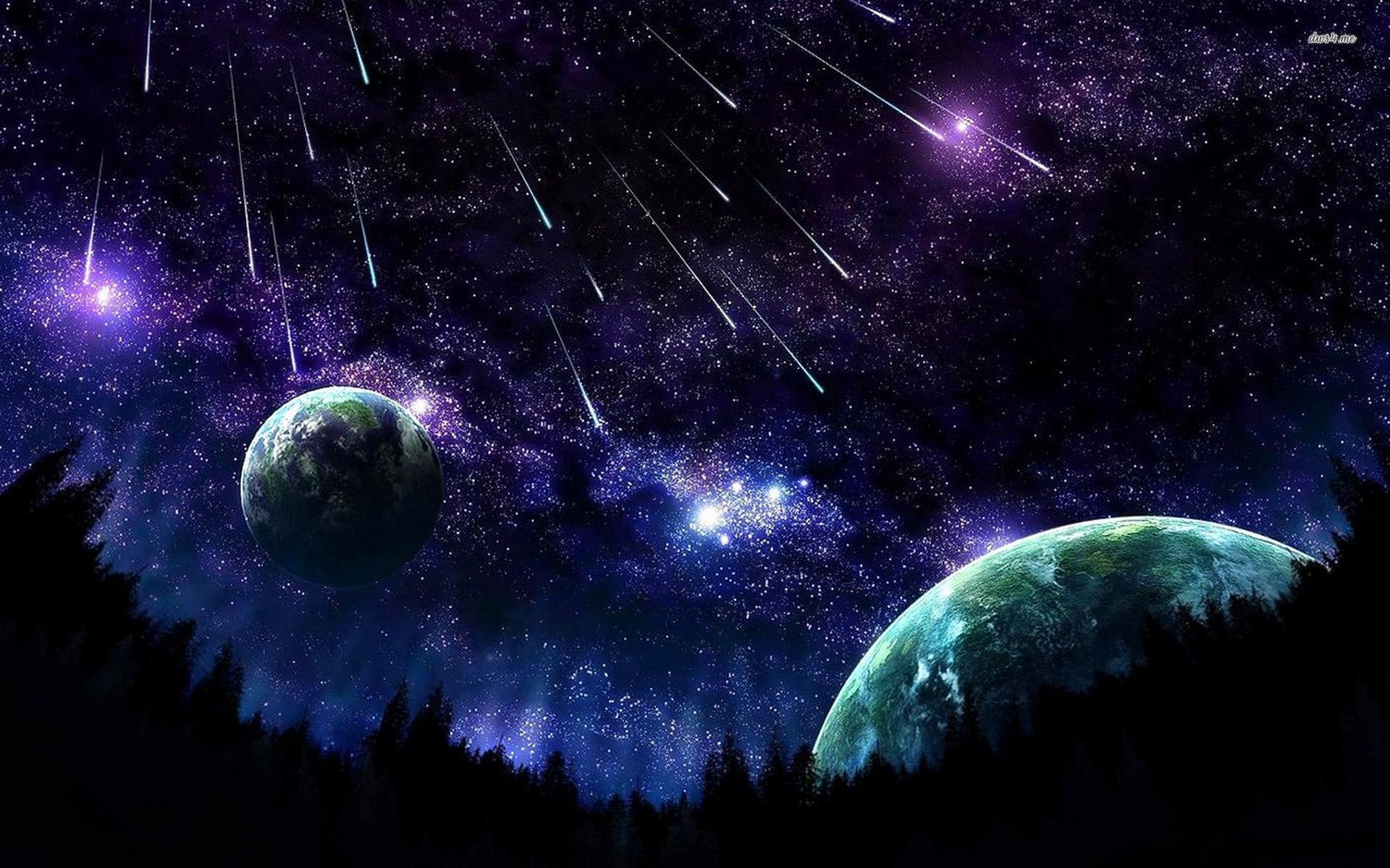 Night Sky Wallpaper Background 1920x1200
