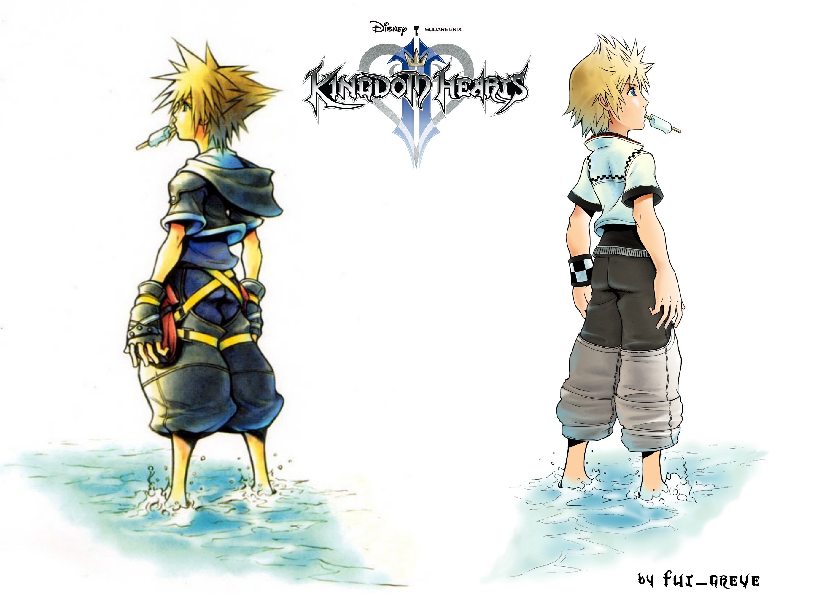 Kingdom Hearts Sora Wallpaper Desktop Background 2761x2000