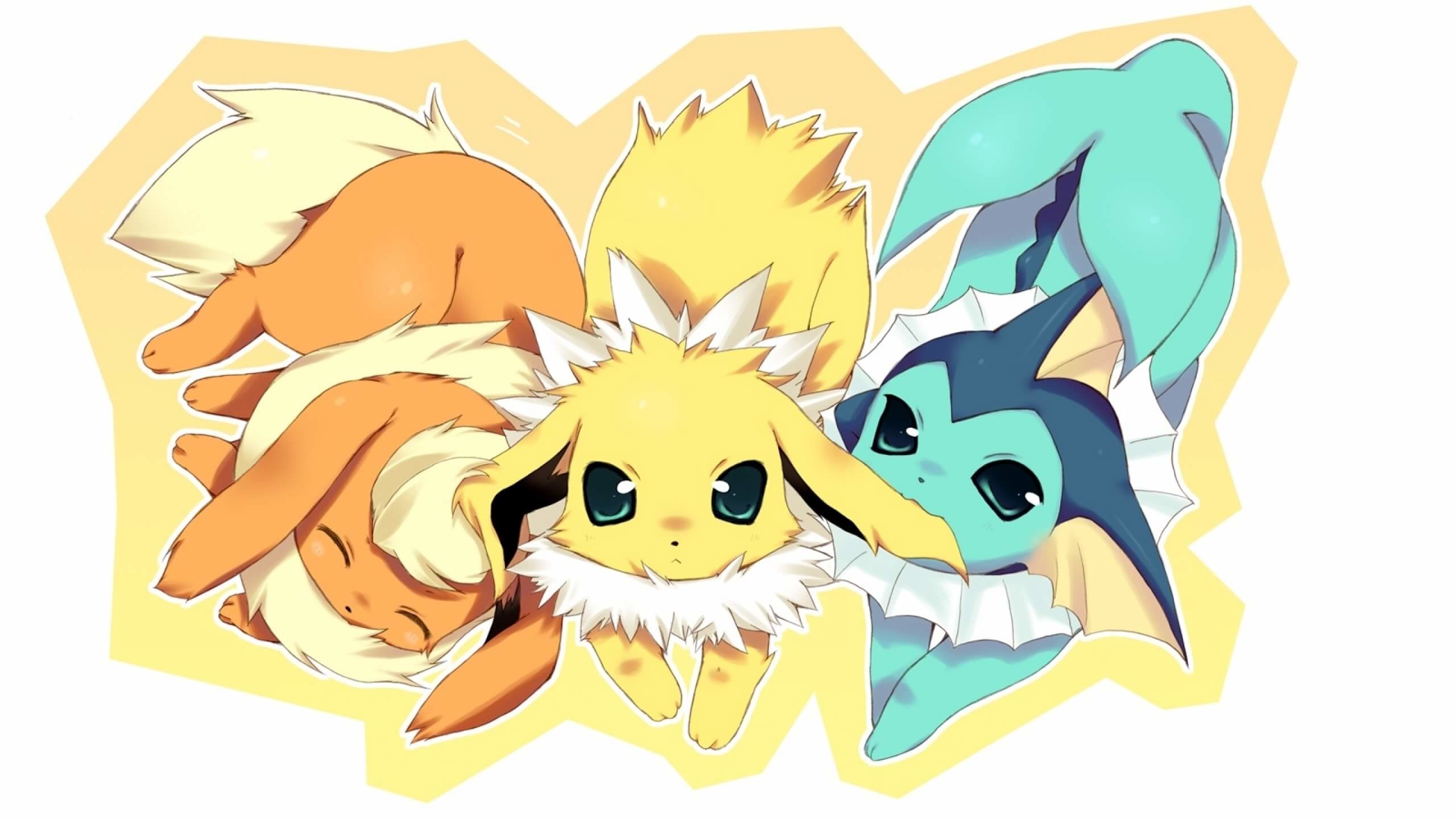 How do I evolve my Eevee into a Jolteon, Vaporeon or Flareon in Pokemon Go? 2560x1440