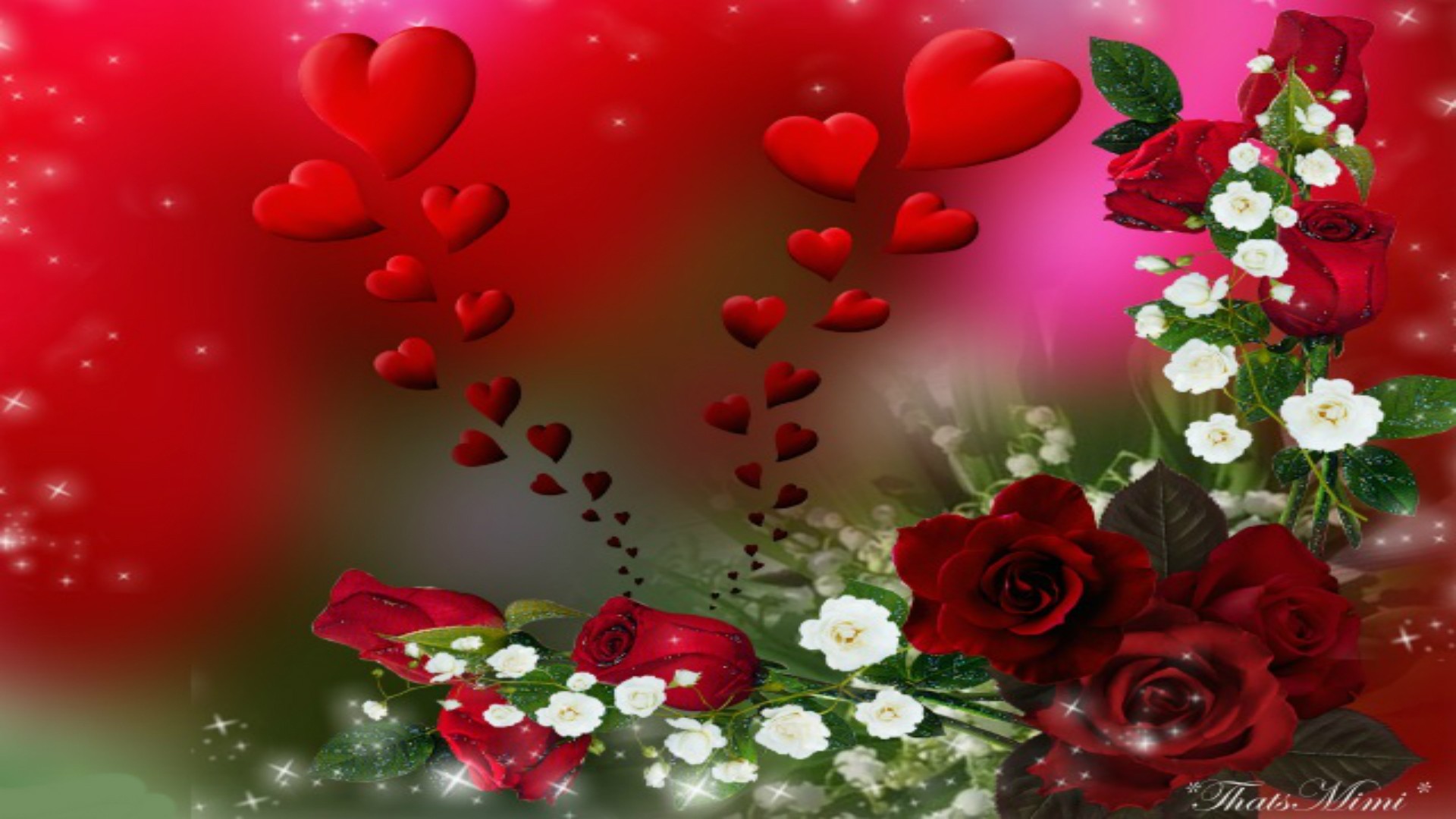 Beautiful Romantic Hd Red Heart Free Wallpaper - vrogue.co