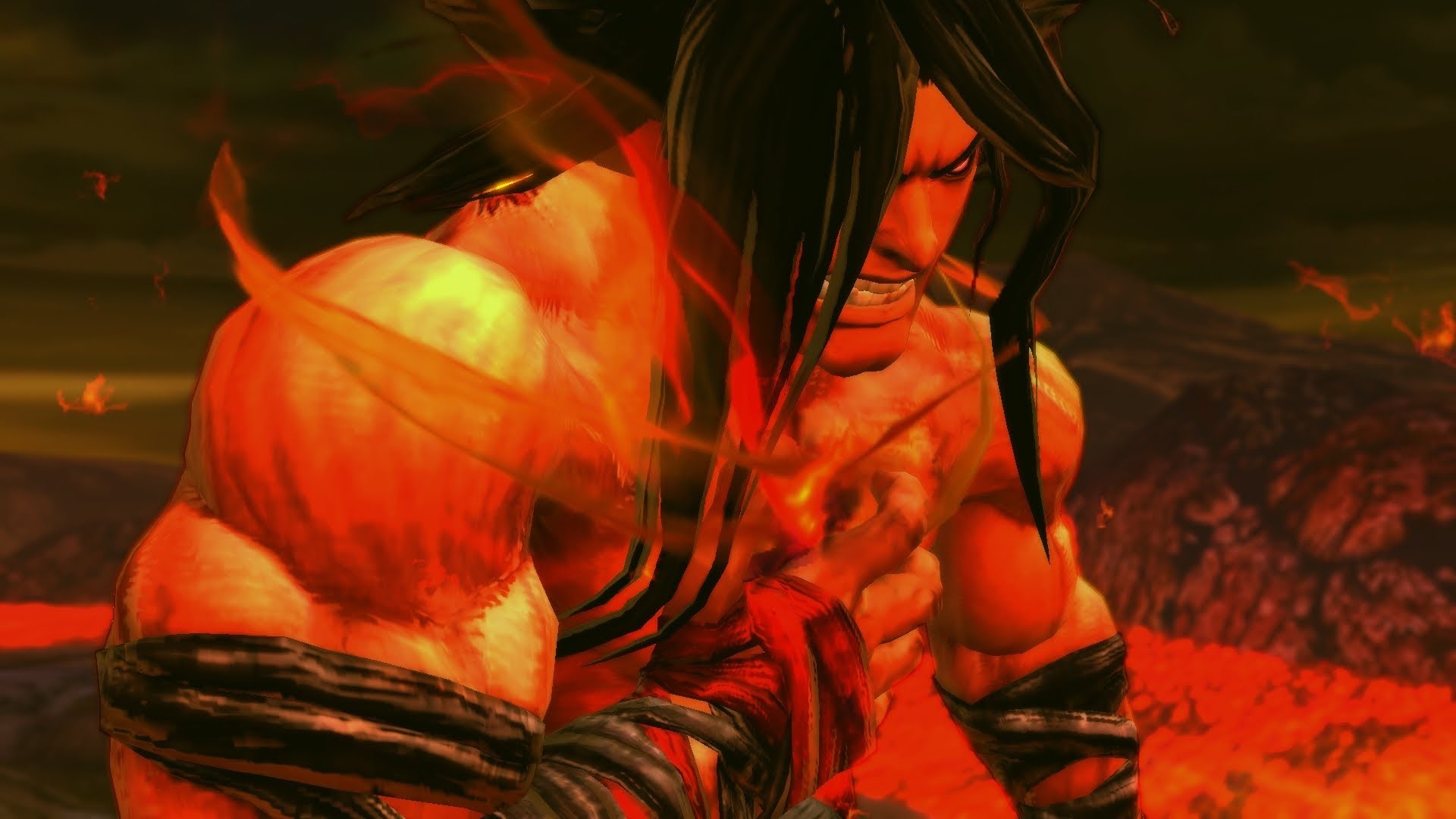 Wallpaper art rage guy red eyes Street Fighter ibroid Evil Ryu images  for desktop section игры  download