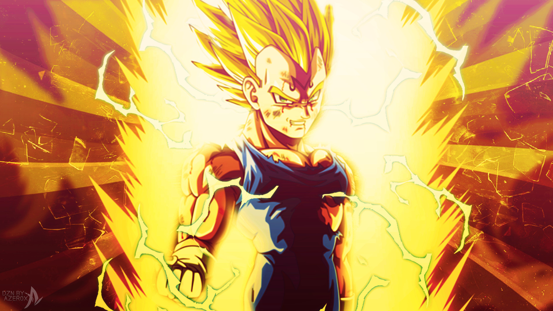 Majin Vegeta Wallpaper  Download to your mobile from PHONEKY