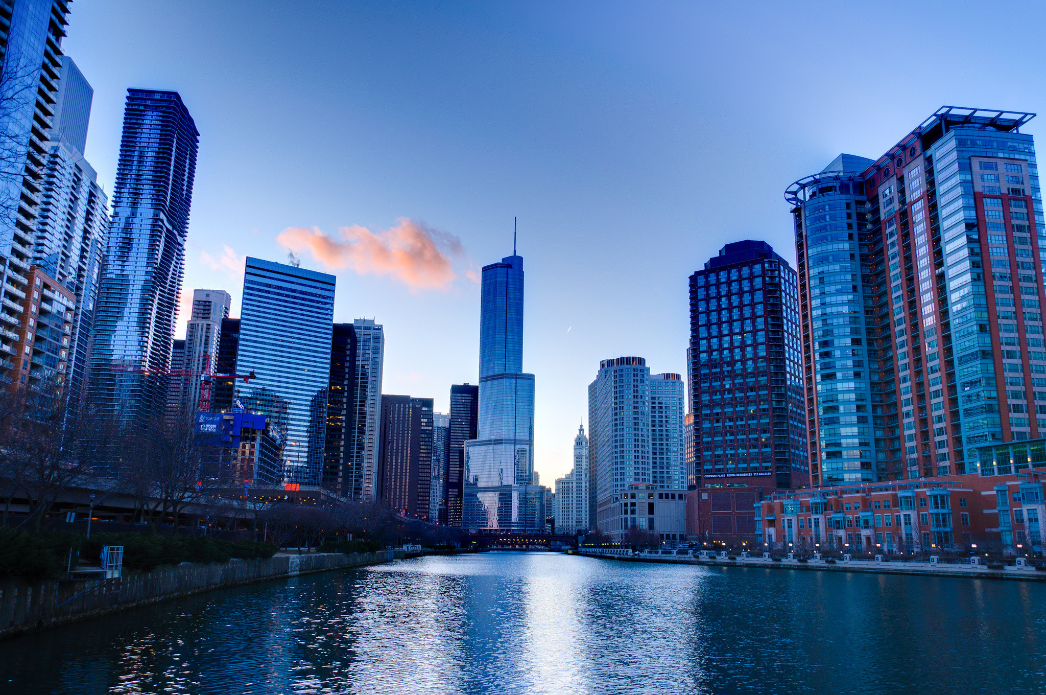 Chicago Skyline Wallpapers 1920x1080  Wallpaper Cave