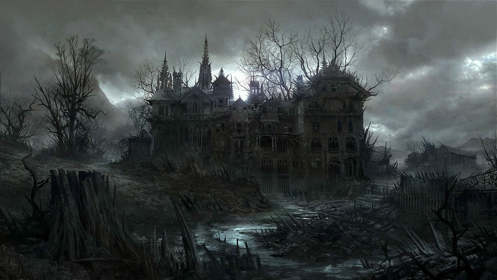Scary House Background (58+ pictures)