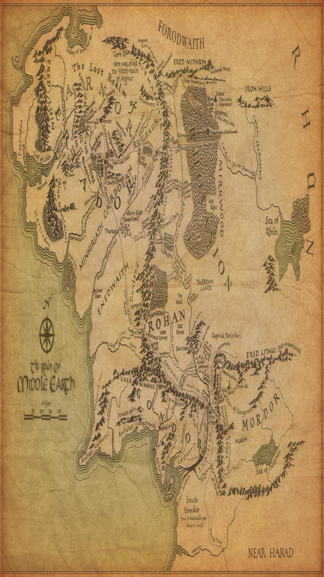 Lord of the Rings Map Wallpaper (62+ pictures)