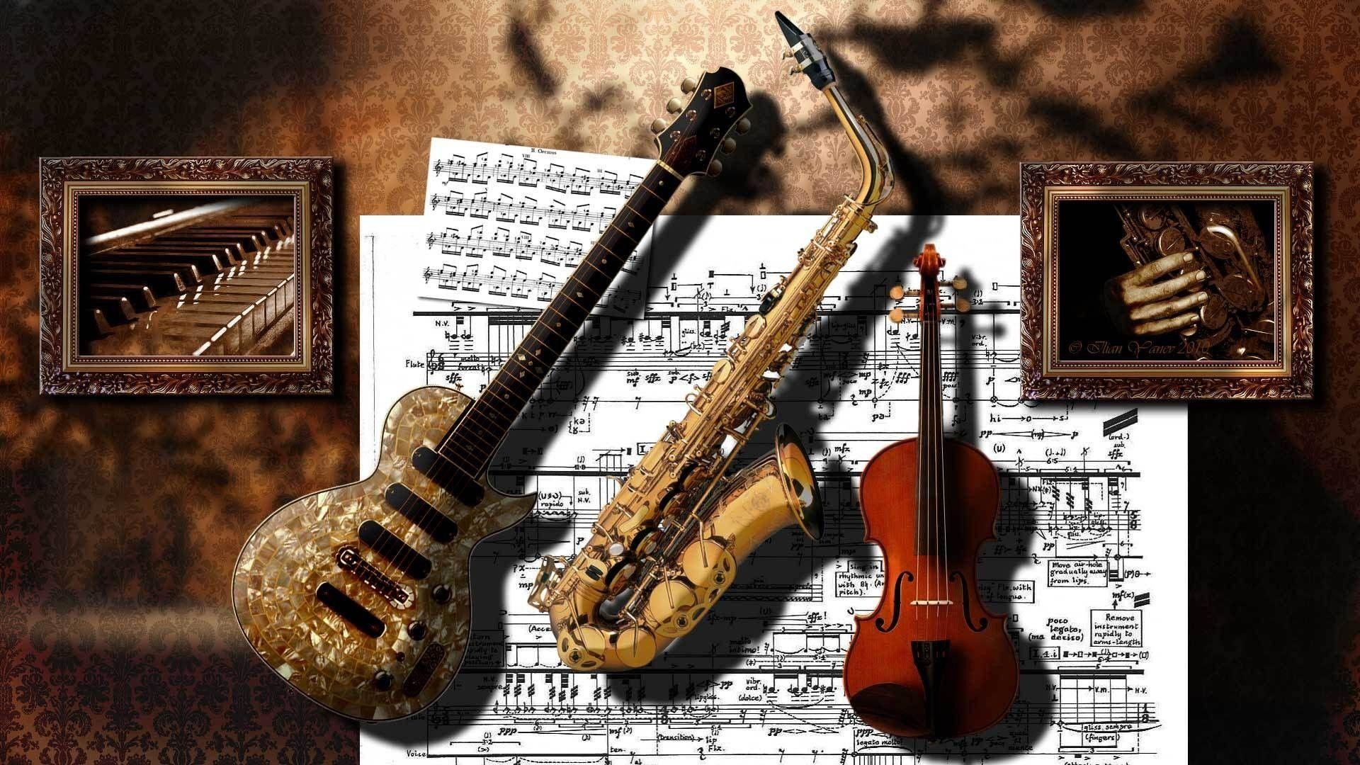 Musical Instrument Backgrounds (53+ pictures)