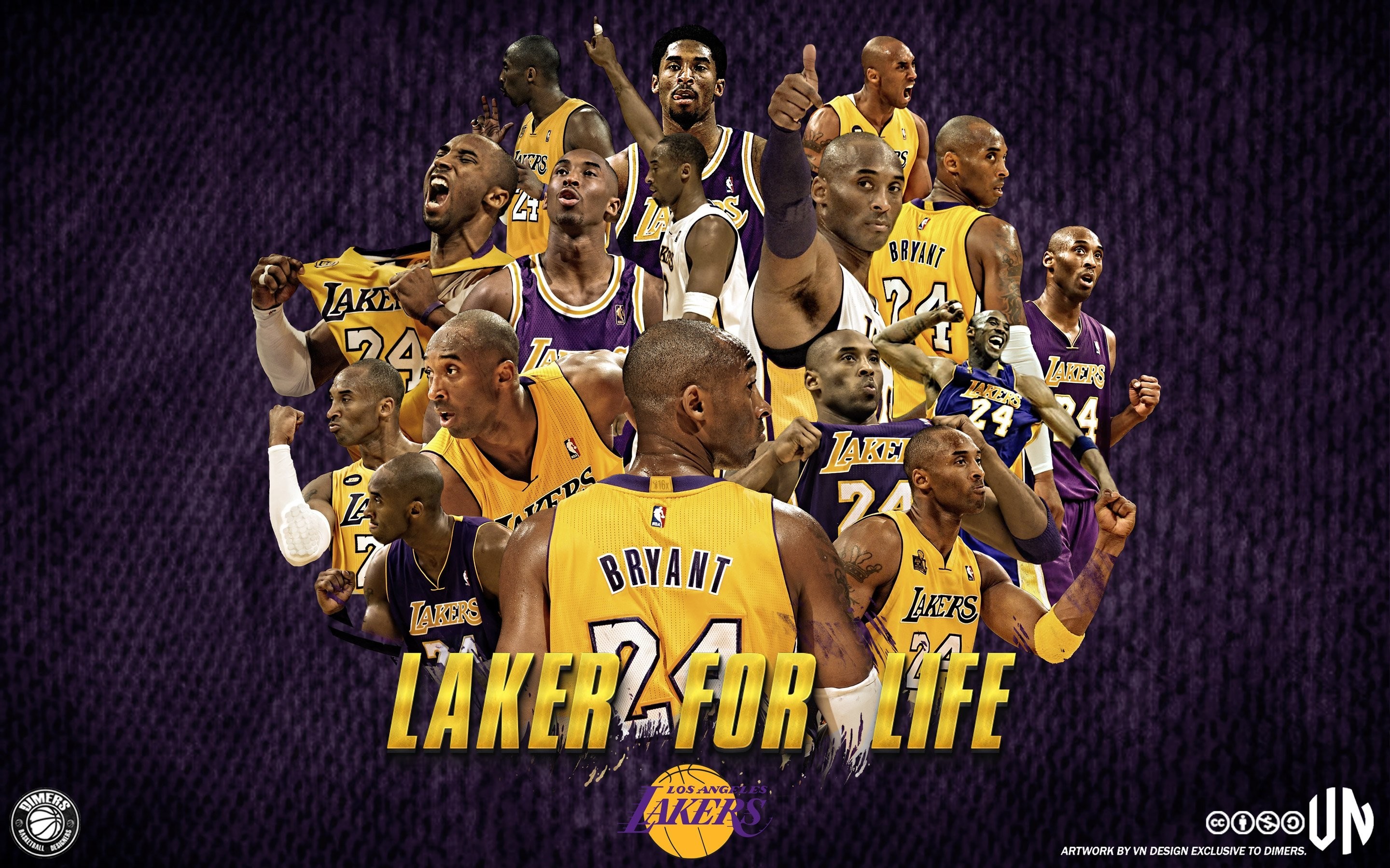 HD wallpaper Kobe Bryant NBA Los Angeles Lakers basketball  Wallpaper  Flare