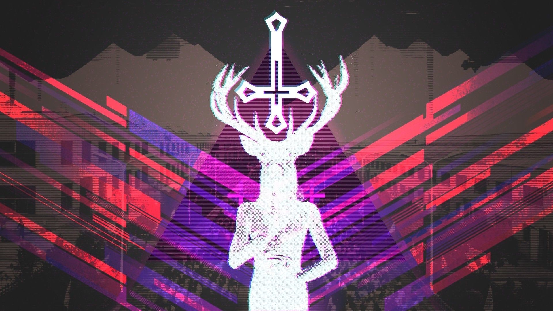 glitch Art, Satan Wallpapers HD / Desktop and Mobile Backgrounds 1920x1080
