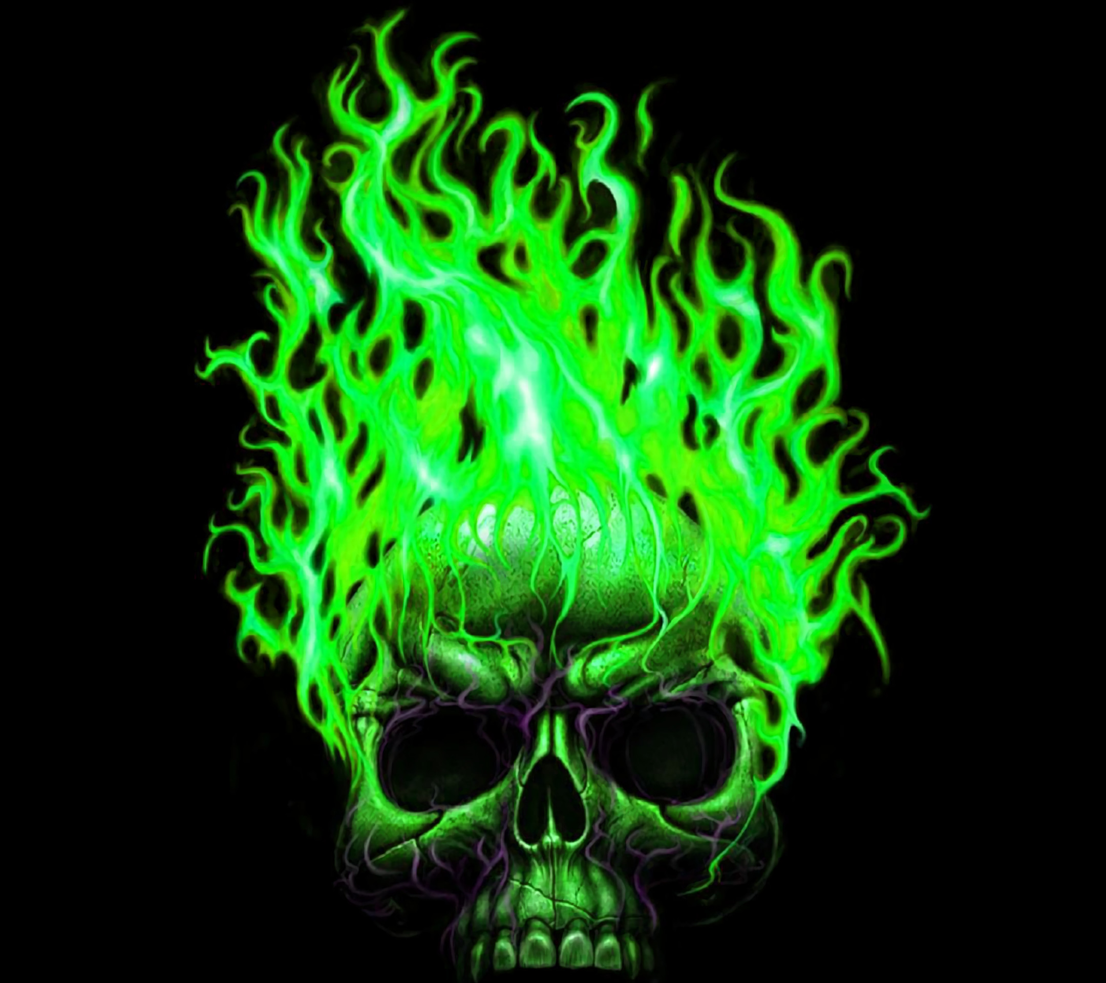 Fire Skull Wallpapers 62 Pictures