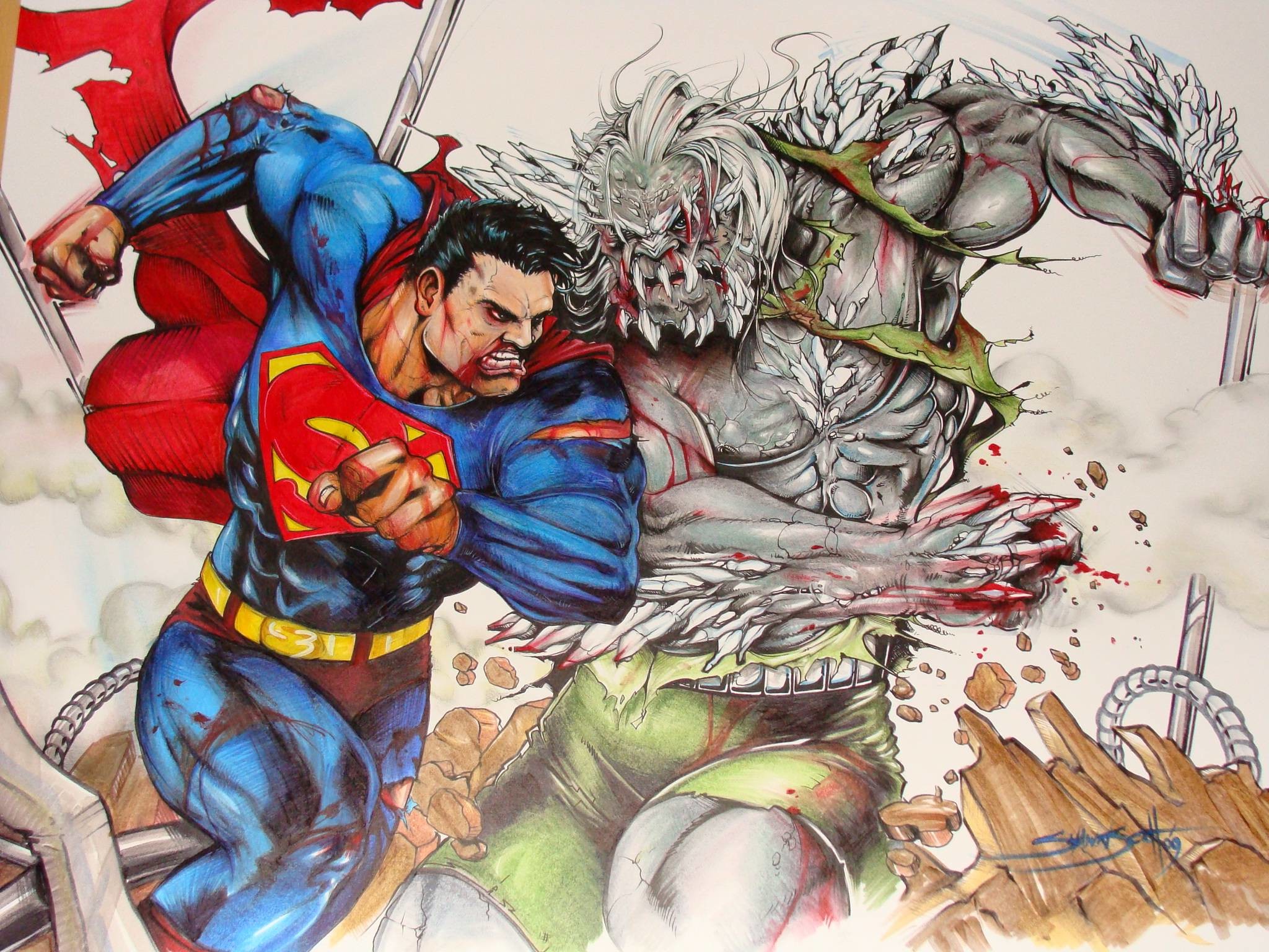 Superman Vs Doomsday Wallpaper 62 Pictures