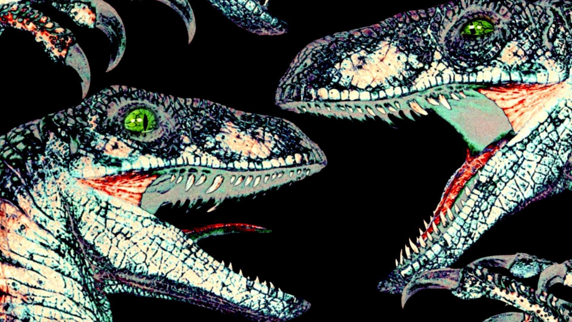 Premium AI Image  Portrait of a velociraptor dinosaur with dark background