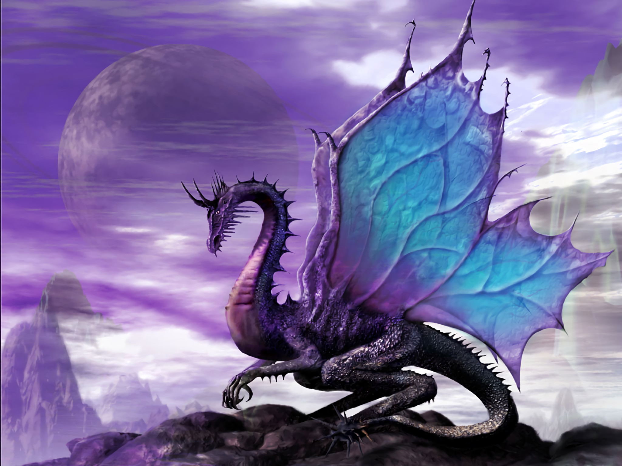 Minecraft Ender Dragon Wallpapers on WallpaperDog
