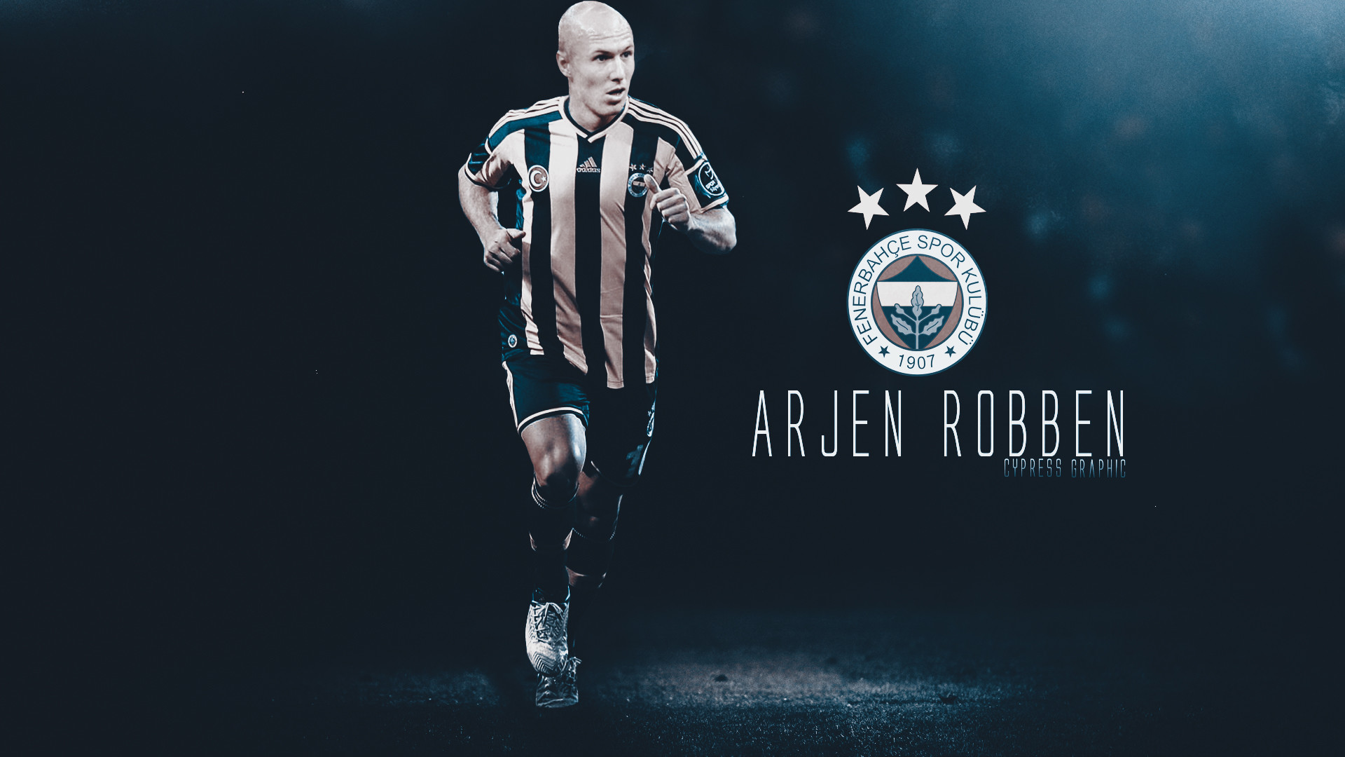 Arjen Robben Fenerbahe by CypressGraphc Arjen Robben Fenerbahe by  CypressGraphc 1920x1080