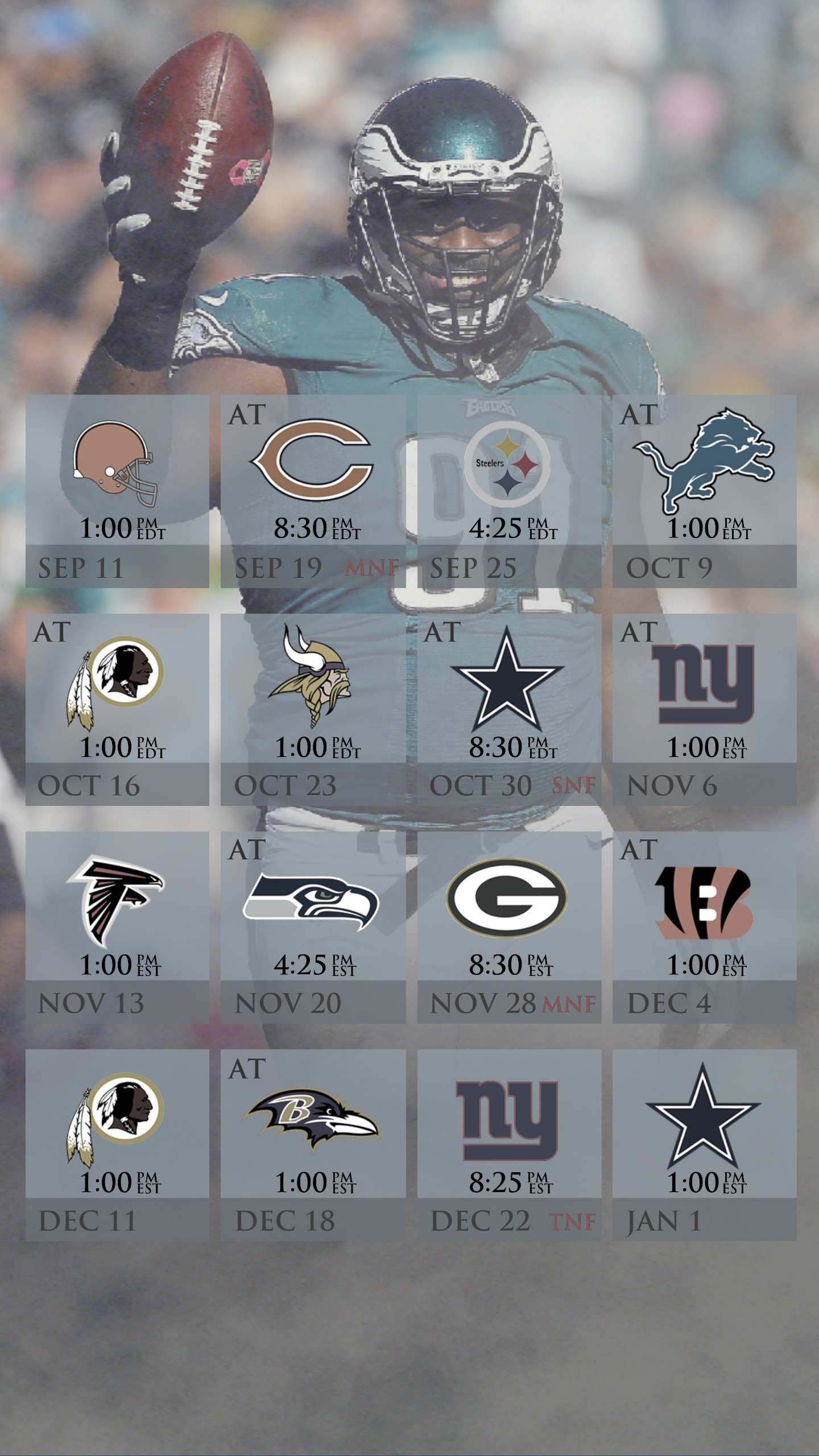 Philadelphia Eagles 2018 Schedule Wallpaper (54+ pictures) - WallpaperSet