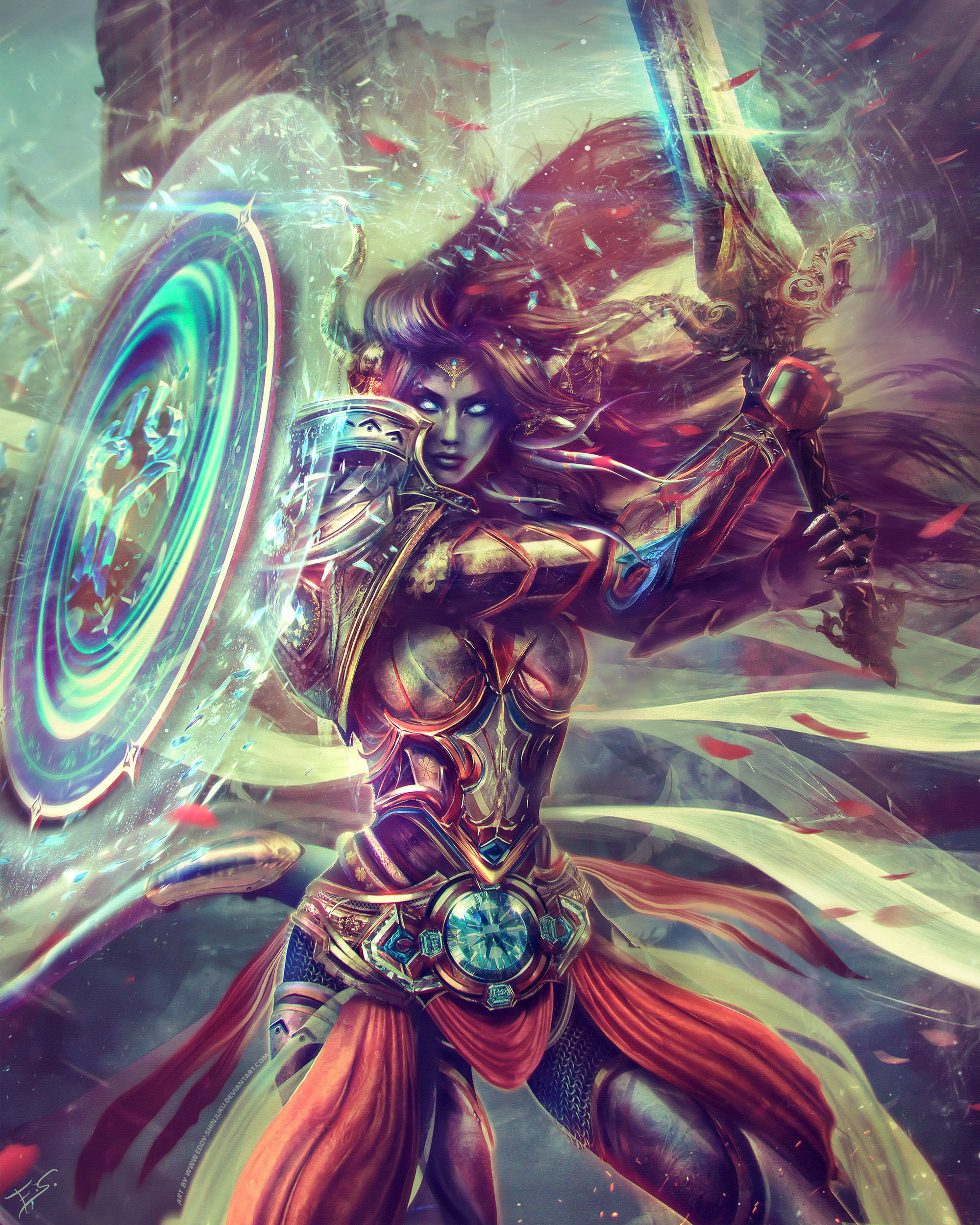 TallmanCreations 467 0 Paladin Draenei - World of Warcraft by Eddy-Shinjuku 2000x2500