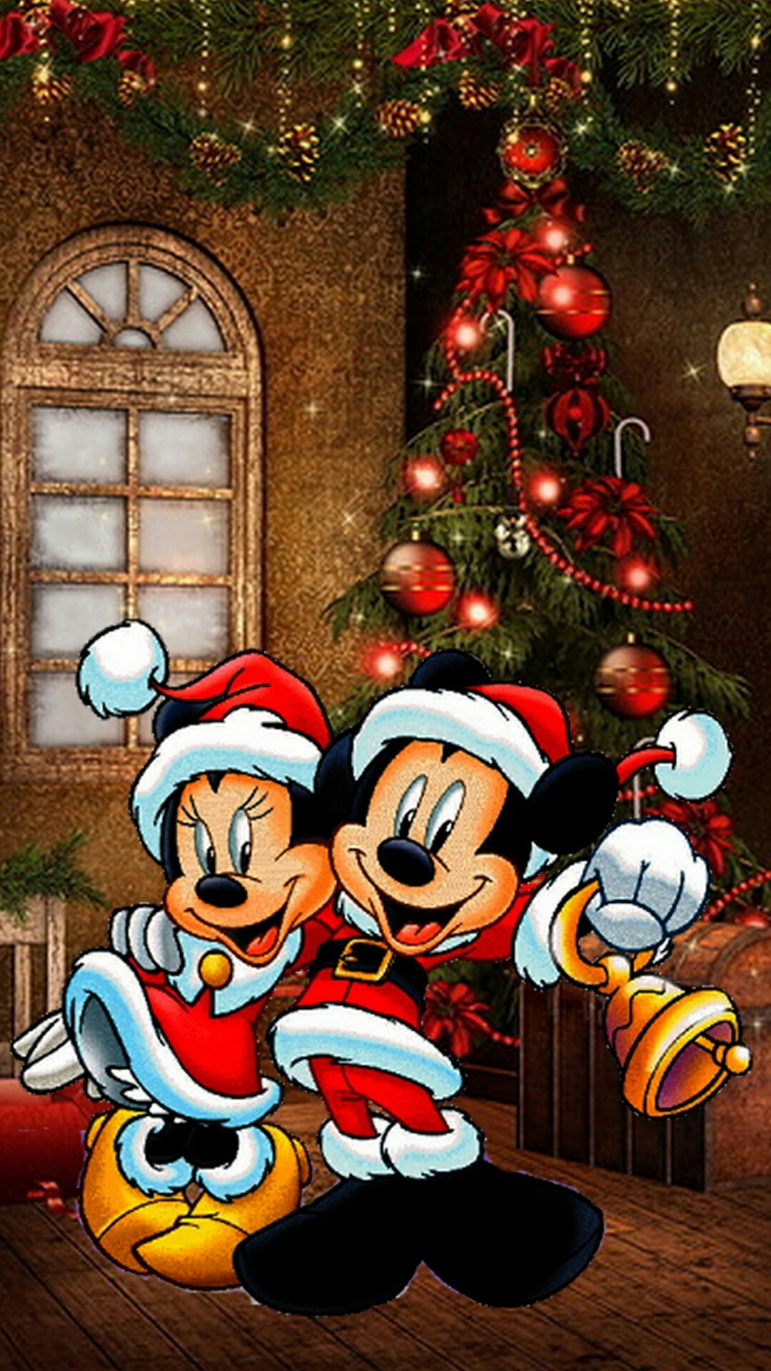Mickey Mouse Christmas Backgrounds (64+ pictures)
