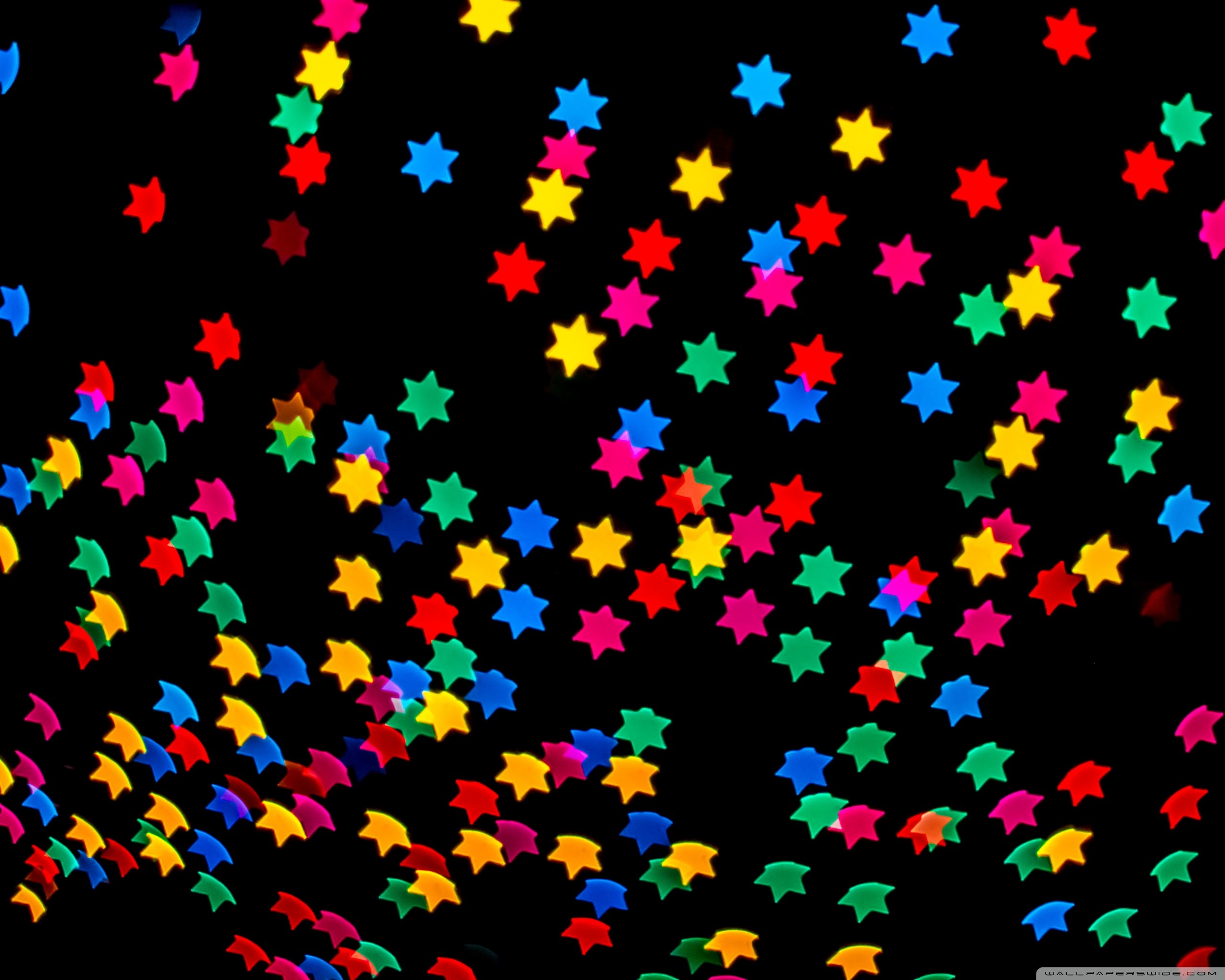 colorful star wallpaper hd