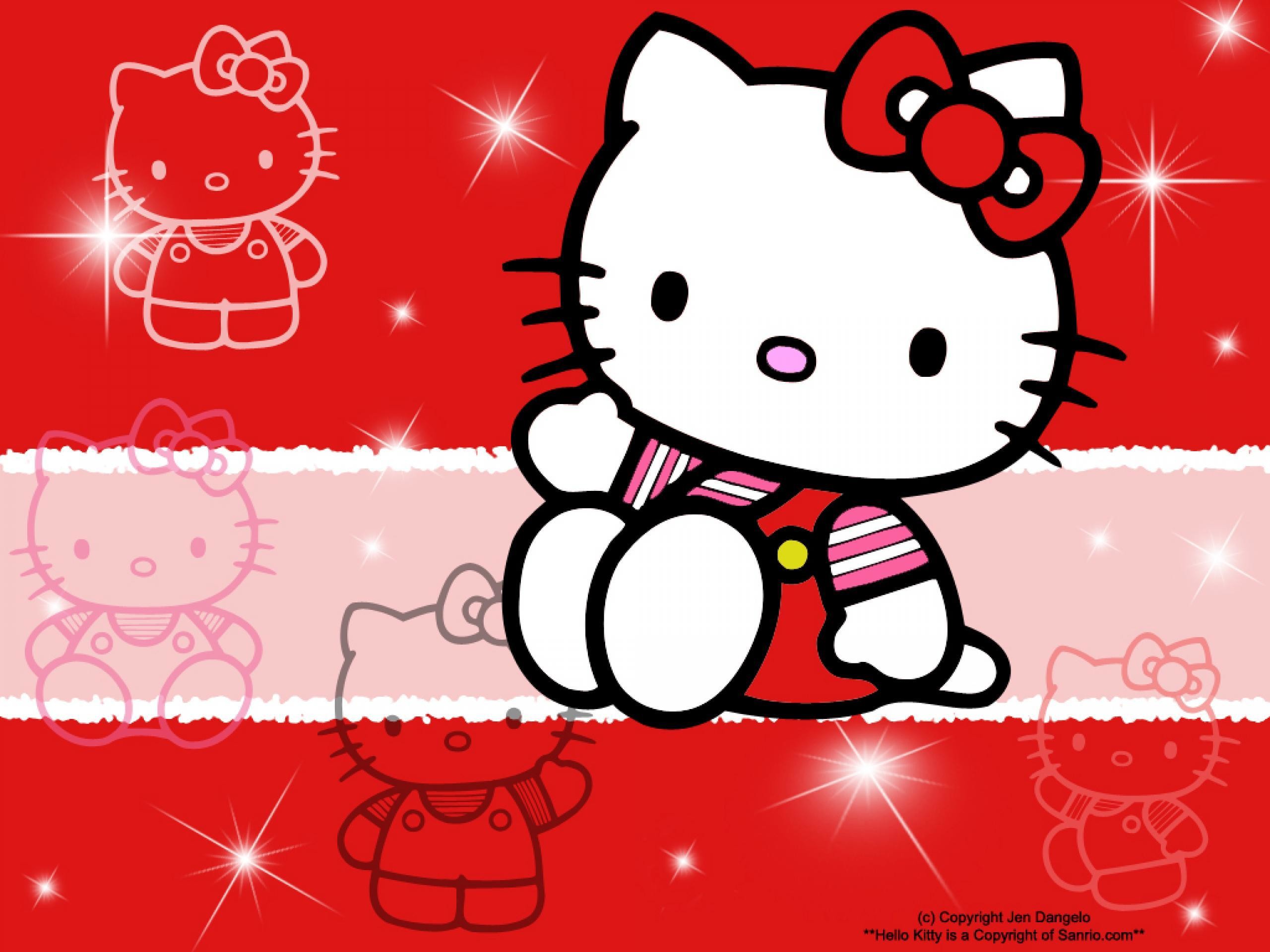 Red Hello  Kitty  Wallpaper 56 pictures 