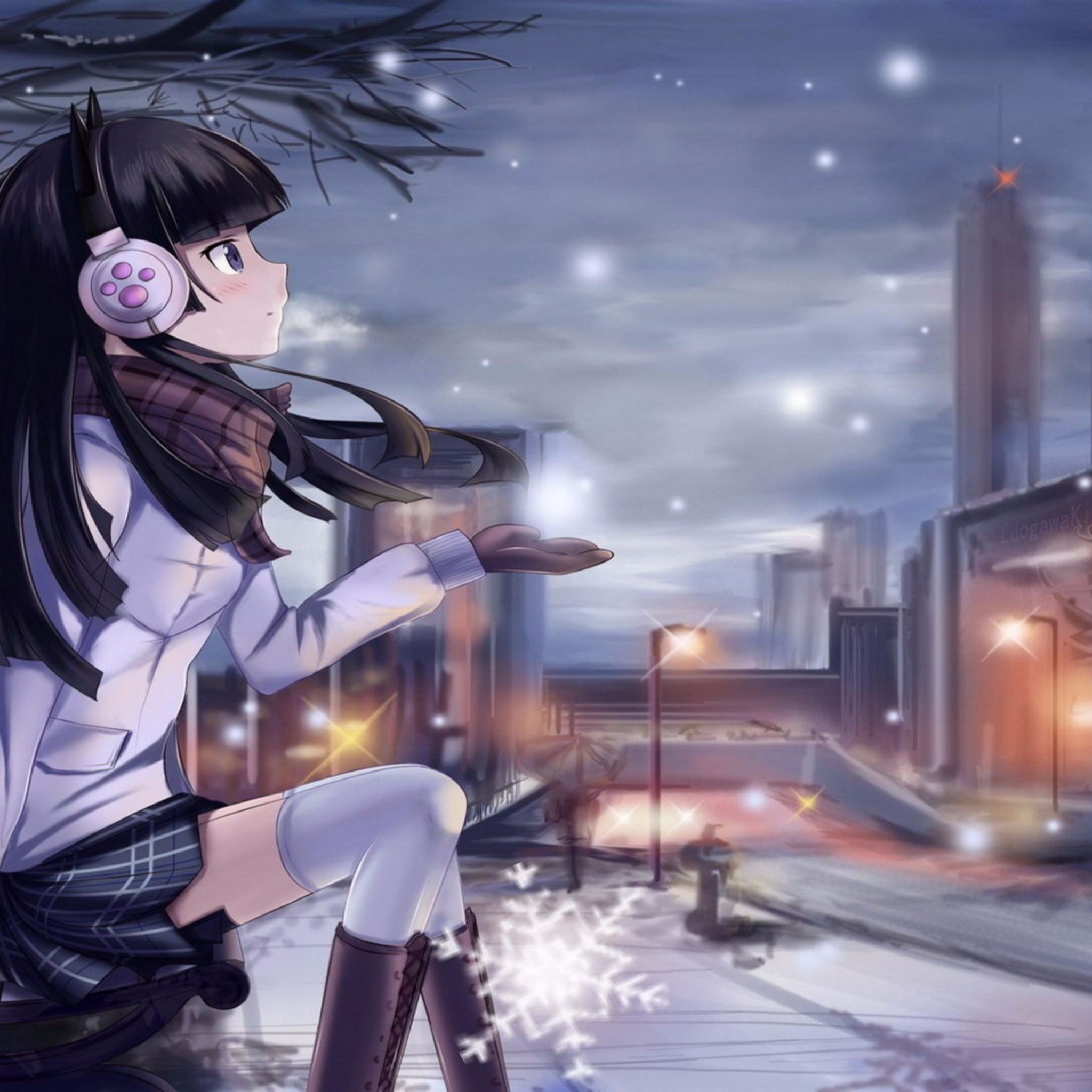 Winter Anime Couple  Winter  Anime  Wallpaper 80 pictures 