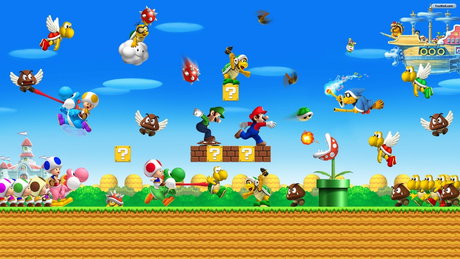 Mario World Wallpapers on WallpaperDog