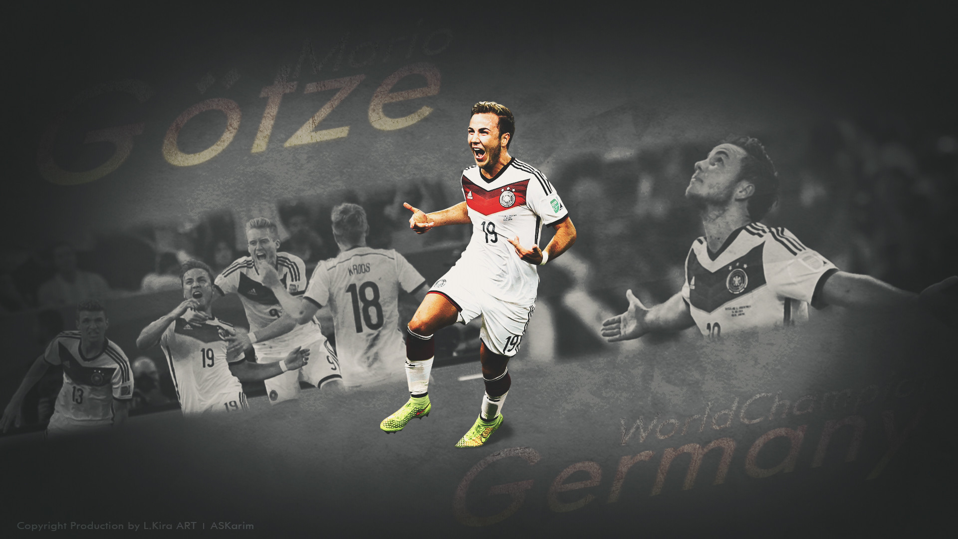 ... Mario Gotze - Argentina vs Germany | Goal | 2014 by eL-Kira 1920x1080