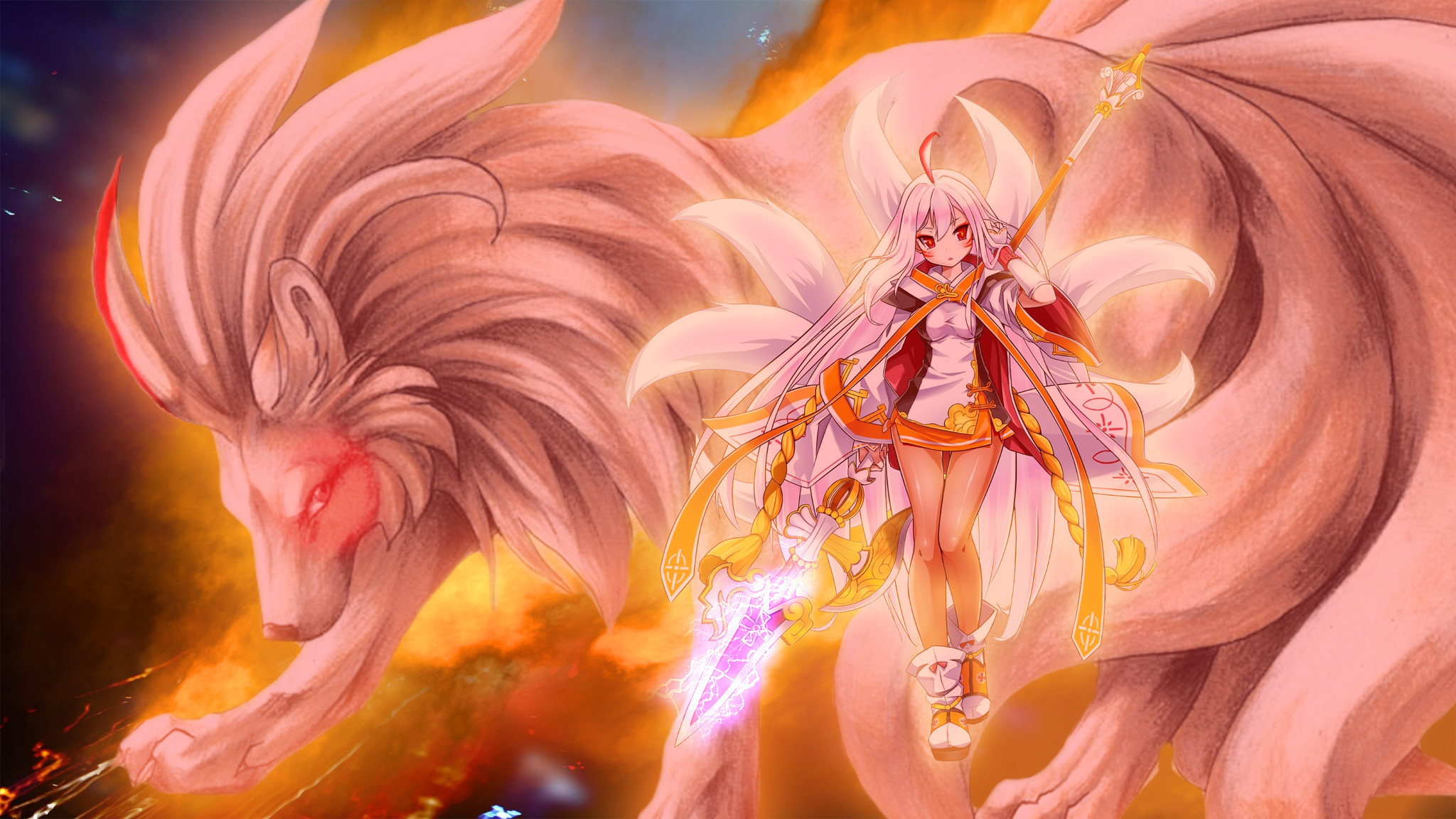 Nine Tails Wallpapers.