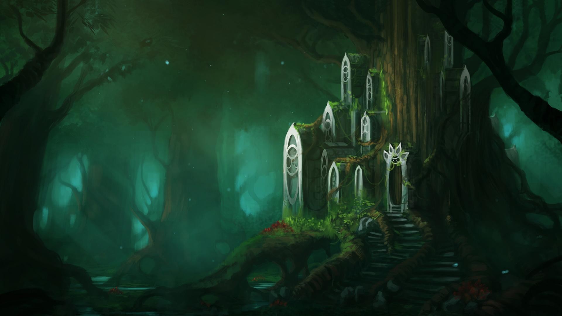 Fantasy Forest wallpaper 1920x1080