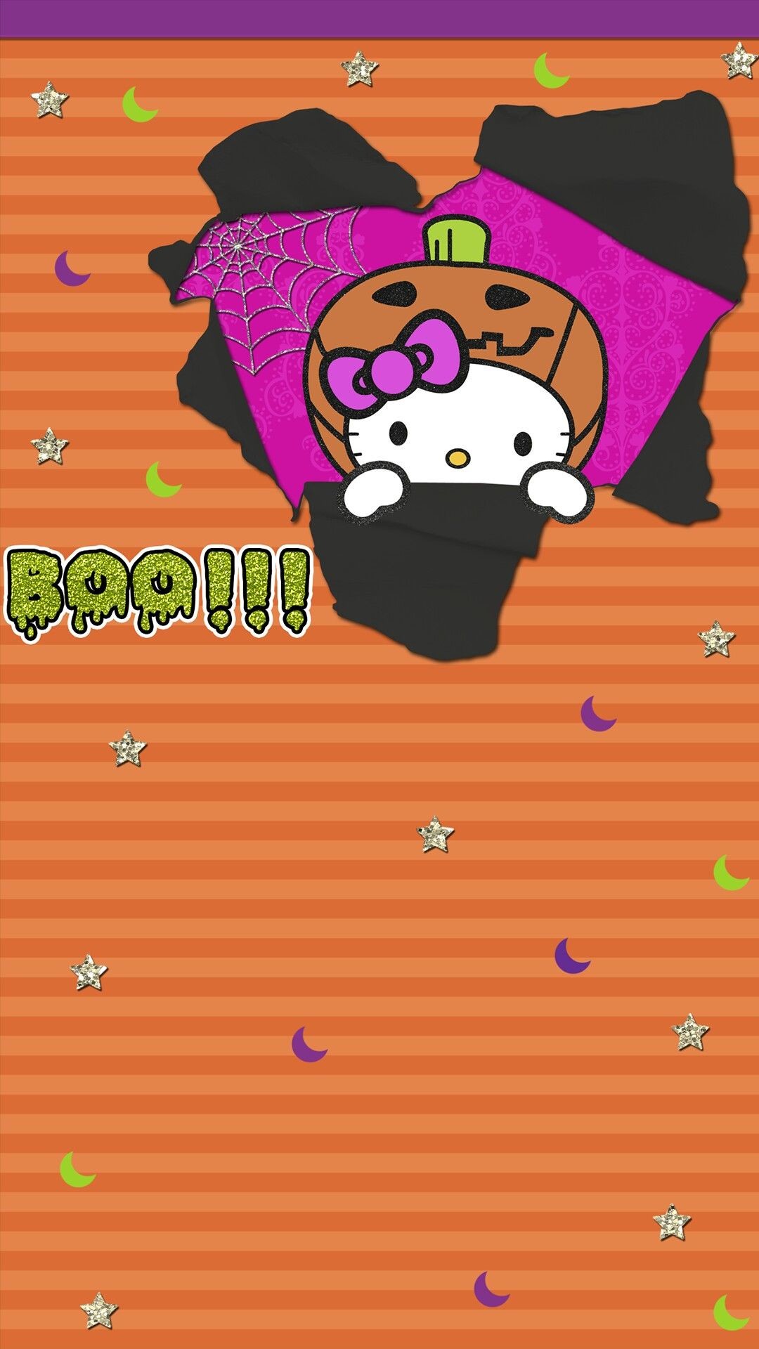 Beautiful Hello Kitty Halloween Wallpaper