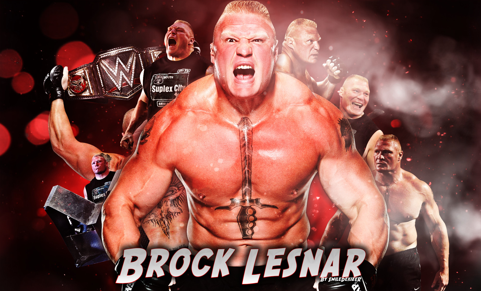 Brock Lesnar Desktop Wallpaper  PixelsTalkNet