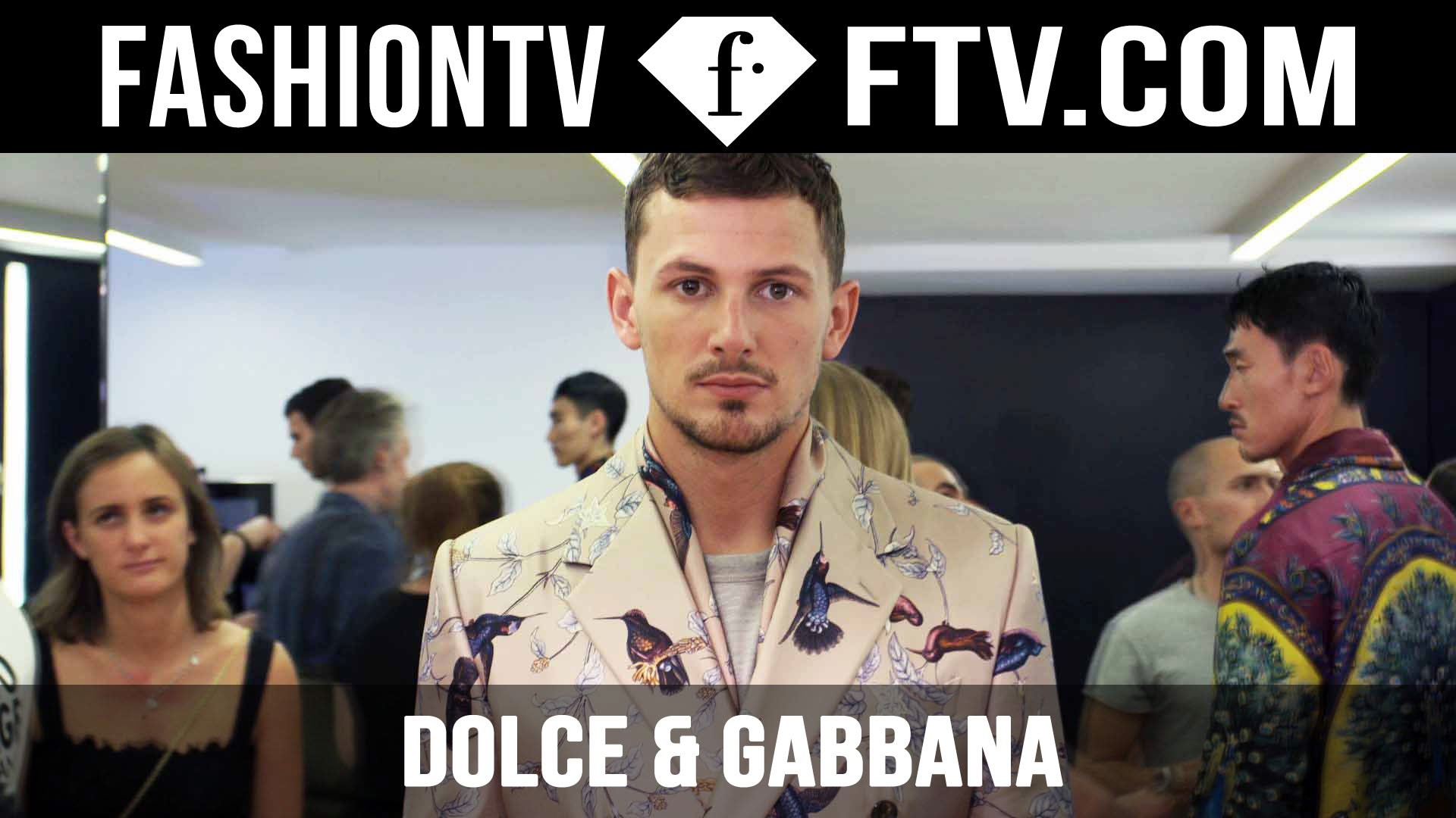 Dolce & Gabbana Show Backstage Spring/Summer 2016 | Milan Collections: Men  | FashionTV - YouTube 1920x1080