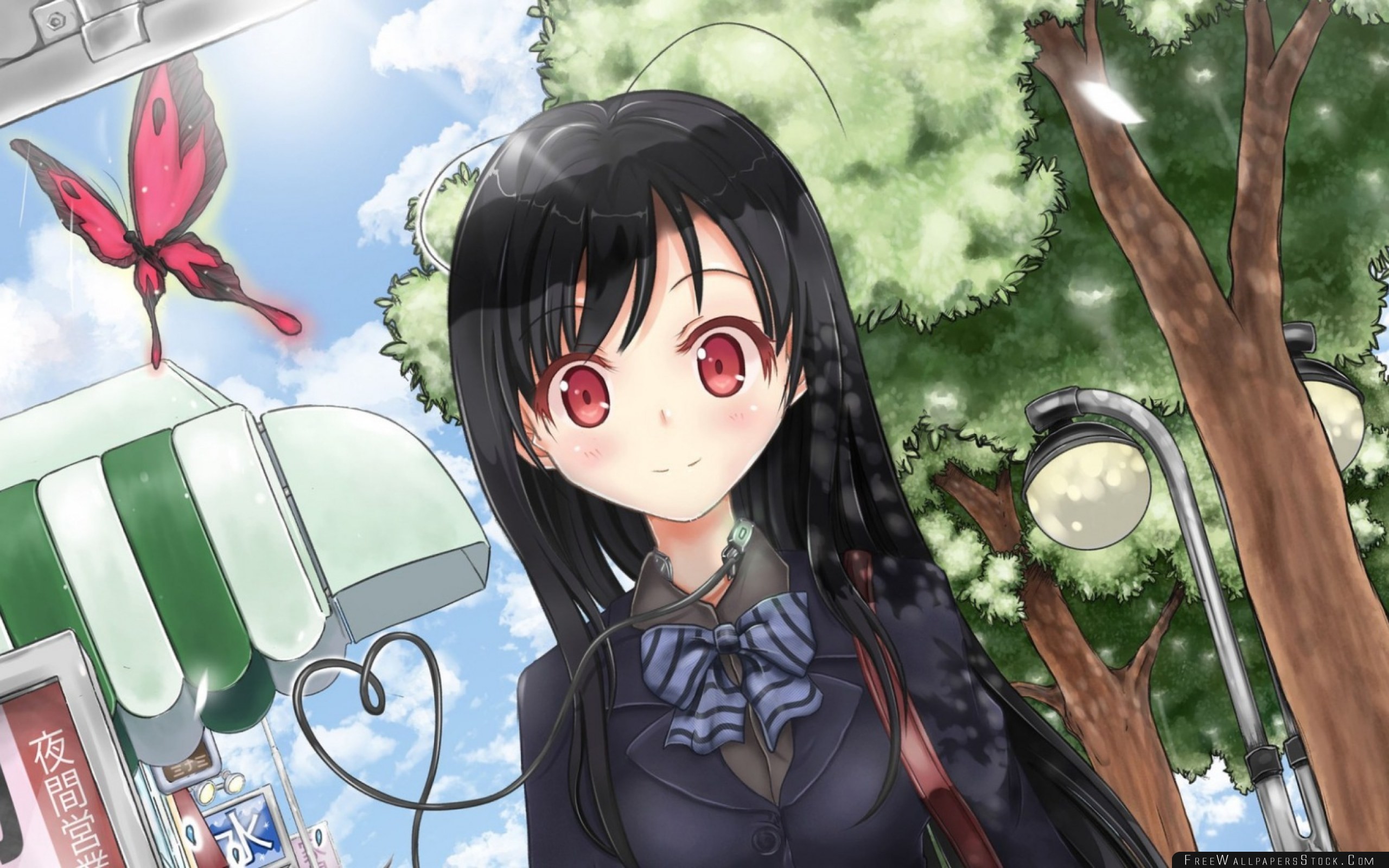 Accel World Kuroyukihime Girl Anime Wallpaper 2560x1600