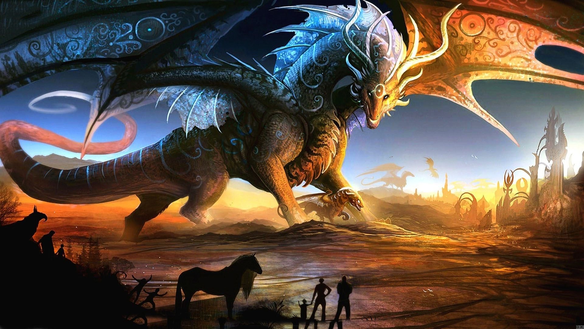 Dragon Fantasy Wallpaper 76 Pictures WallpaperSet