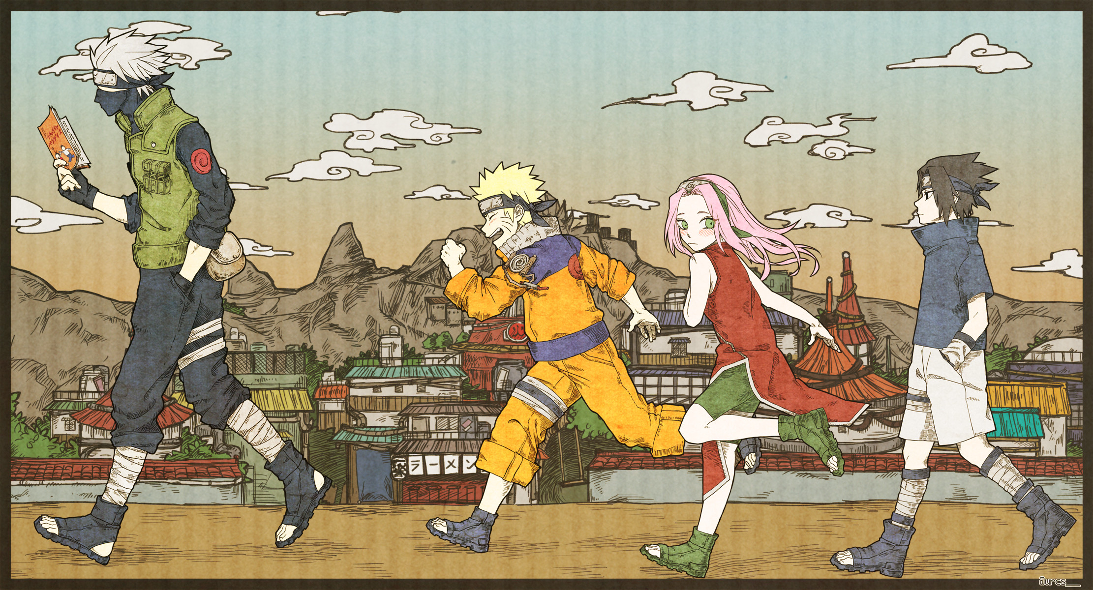 Naruto Team 7 Wallpapers (61+ pictures) Naruto shippuden immagini team ...