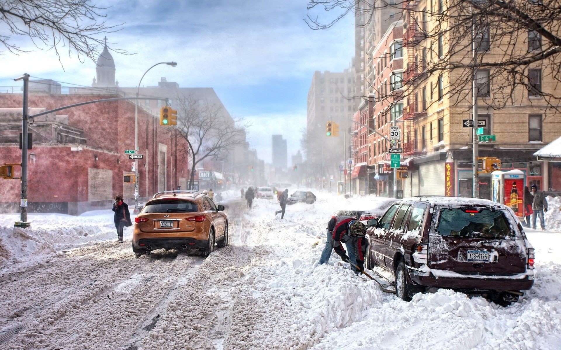 Russian Winter Ice Cars Wallpaper - Image #3515 - 1920x1200