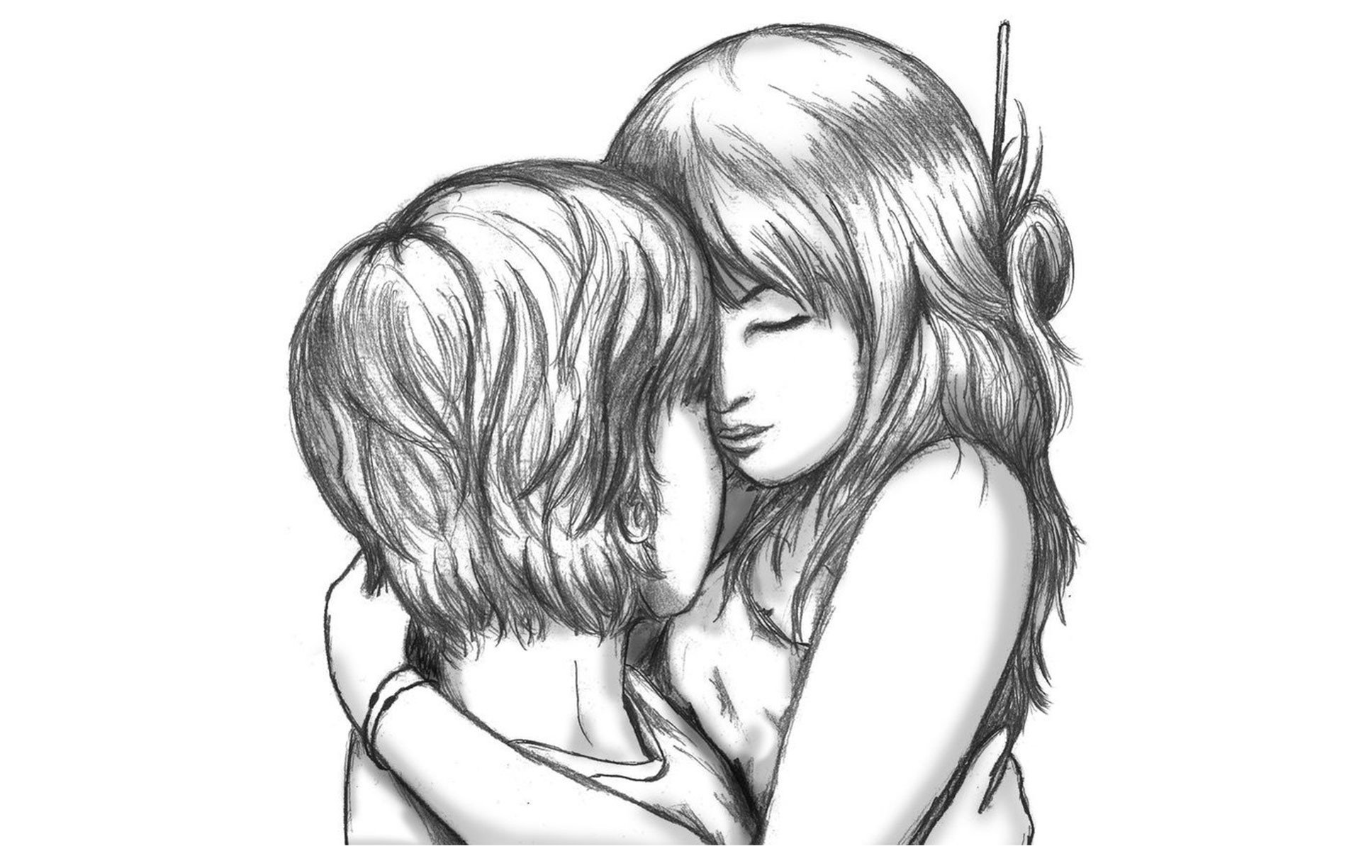 Depressing Sketch Dp For Girls Sad Girl Drawing, anime pencil drawing girl  HD phone wallpaper | Pxfuel