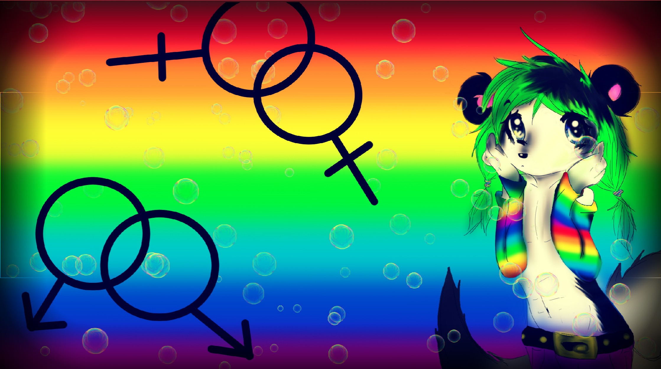 Free Anime Pride Wallpaper - Download in JPG | Template.net